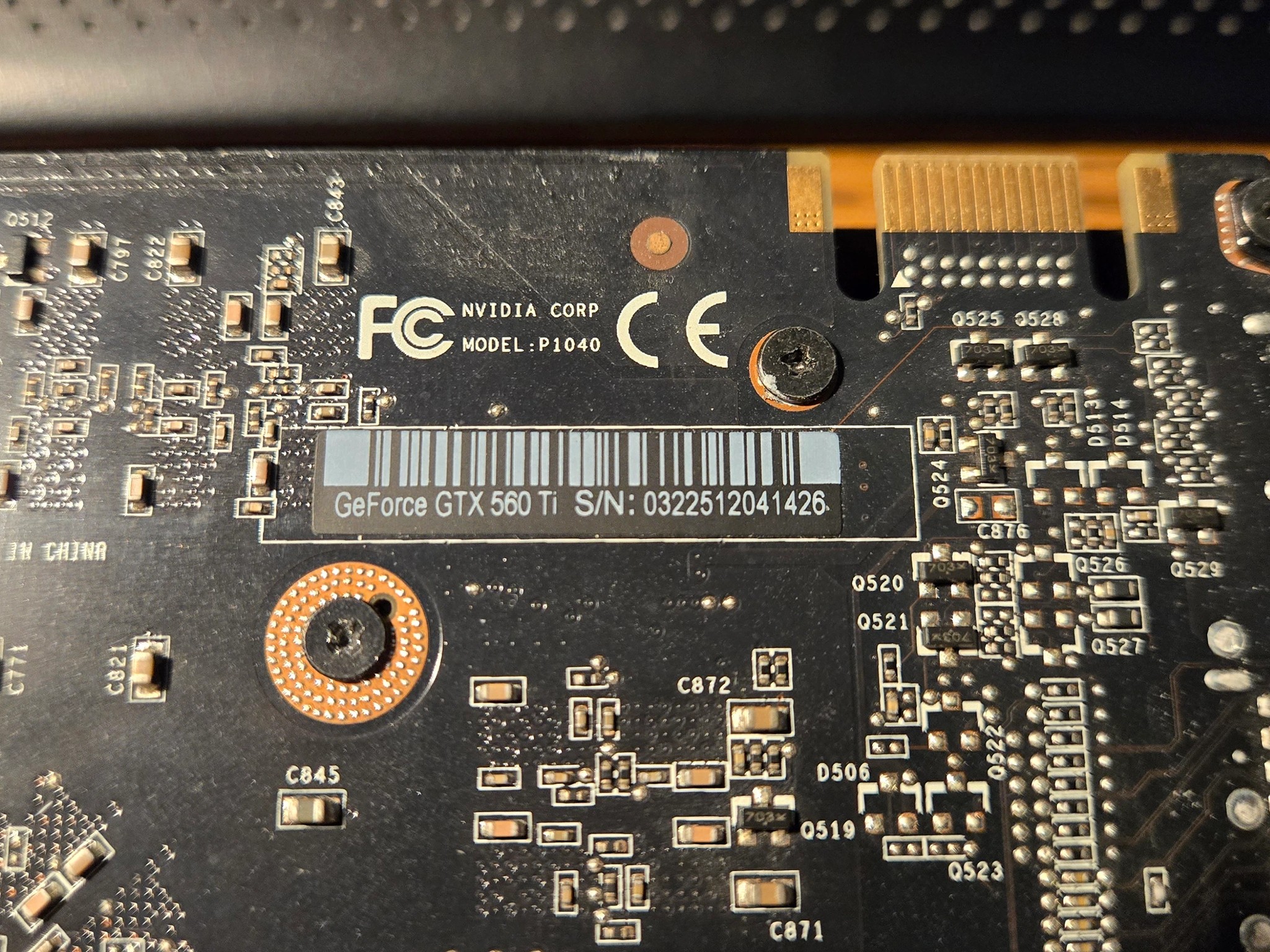 USED Dell GTX 560 Ti 1GB Discreet GPU
