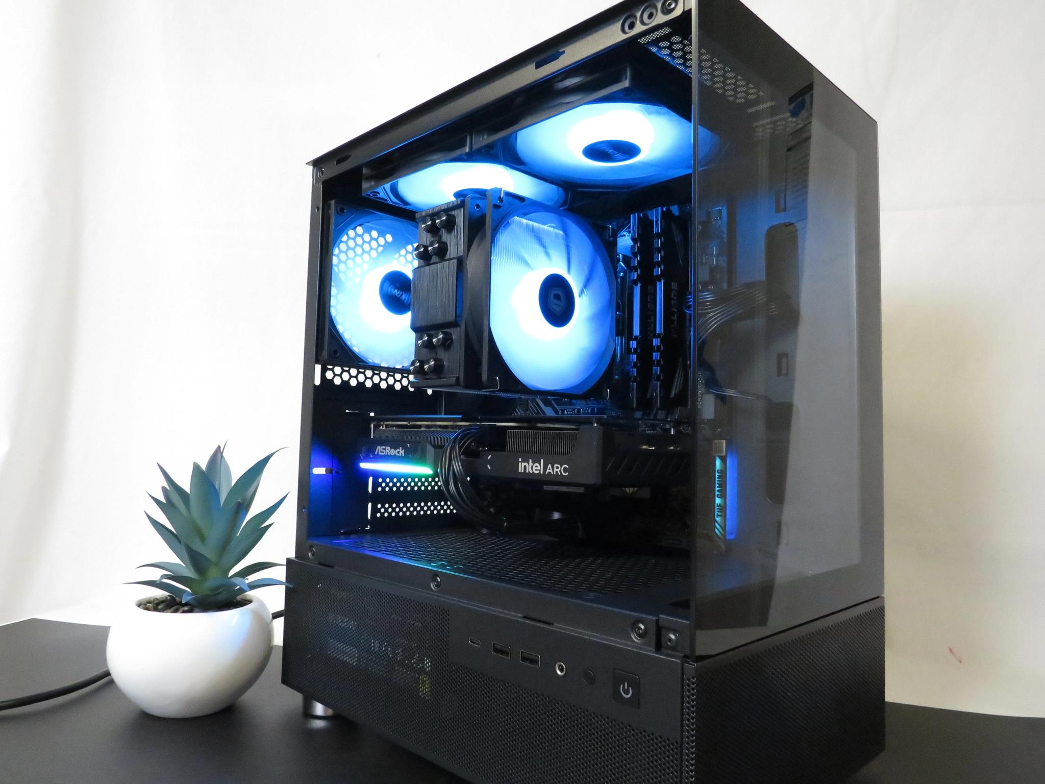 Arc Battlemage: ASRock Challenger Intel Arc B570 + Ryzen 5 5600X + 16 GB DDR4 + 1 TB NVME