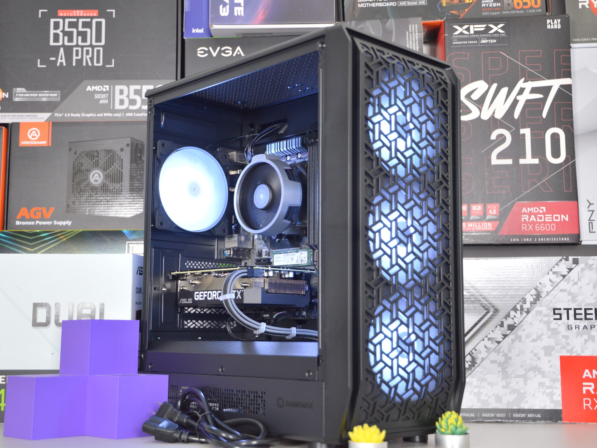 ⚫️🌎| RTX 3060 12GB | AMD Ryzen 7 2700X | 16GB DDR4 RAM | 1TB NVME SSD | Midnight Earth 2.0|