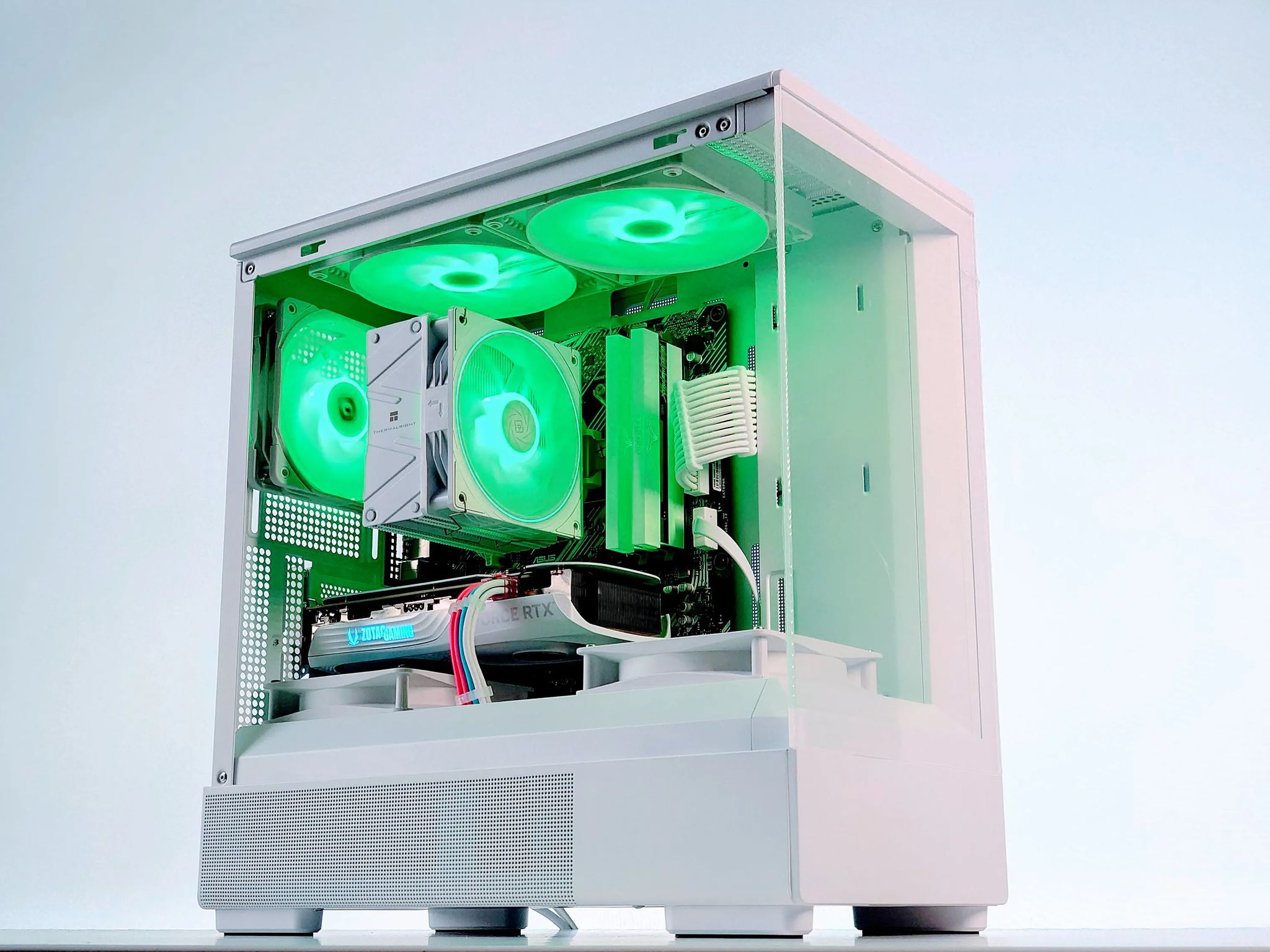 🩷🩵🤍Zen-Oh👑Gaming PC🪐Nvidia RTX 4070 12GB🪐AMD Ryzen 5 5600🪐32GB DDR4🪐 1TB SSD