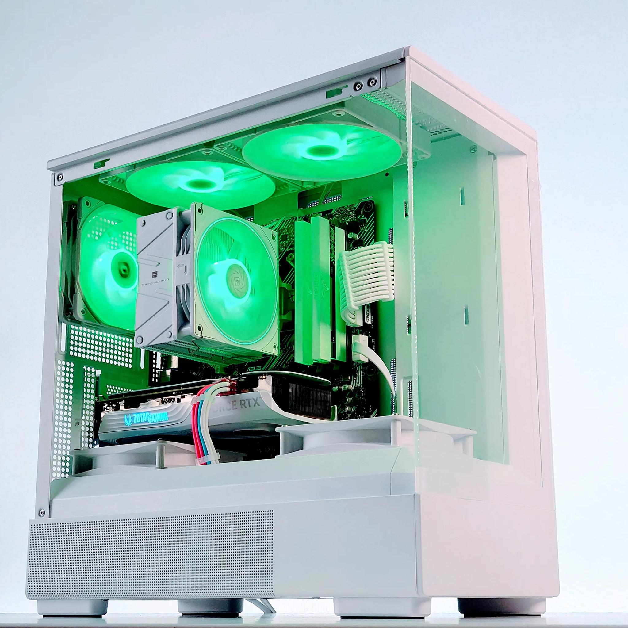 🩷🩵🤍Zen-Oh👑Gaming PC🪐Nvidia RTX 4070 12GB🪐AMD Ryzen 5 5600🪐32GB DDR4🪐 1TB SSD
