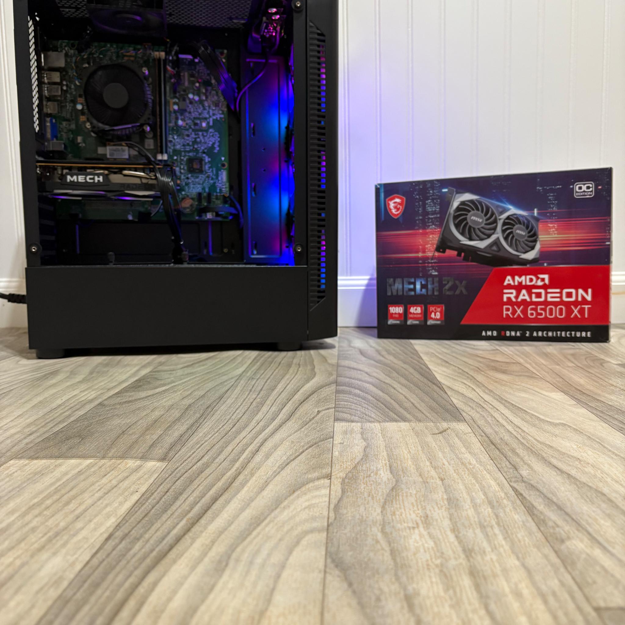RGB Gaming PC! I5 RX 6500XT