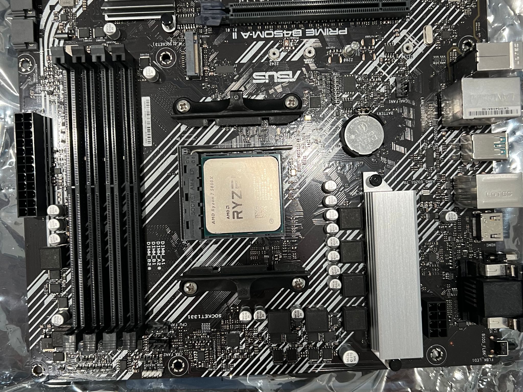 Ryzen 7 5800x bundle| 32 gb pinnacle ram| Asus b450m A ll motherboard