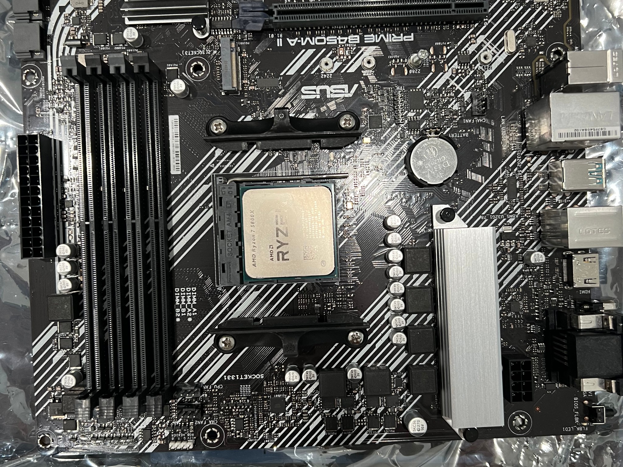 Ryzen 7 5800x bundle| 32 gb pinnacle ram| Asus b450m A ll motherboard
