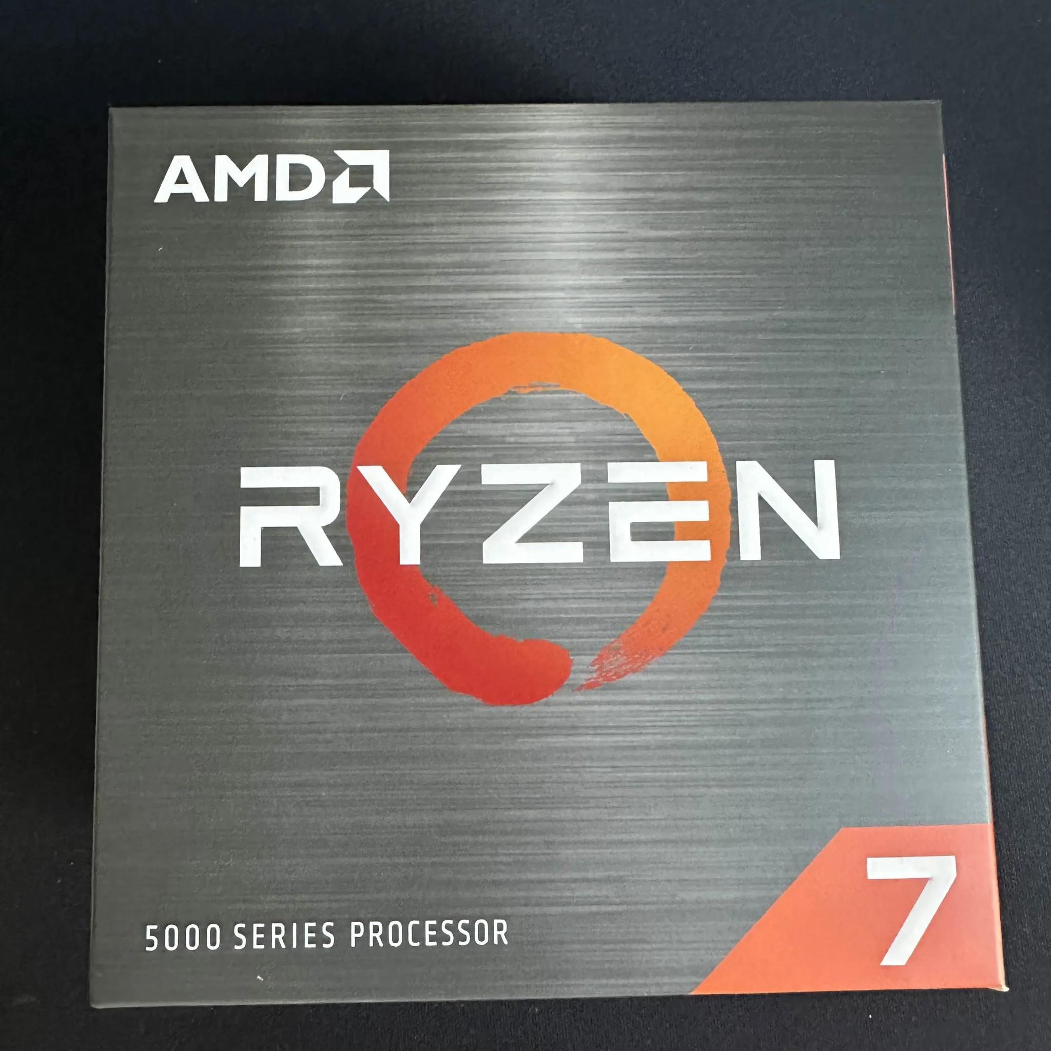 AMD Ryzen 7 5800X Processor (4.7GHz, 8 Cores, Socket AM4) Box - 100-100000063WOF
