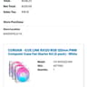 Corsair iCUE LINK RX120 RGB White 3-Pack Starter Kit W/ Hub Box Receipt