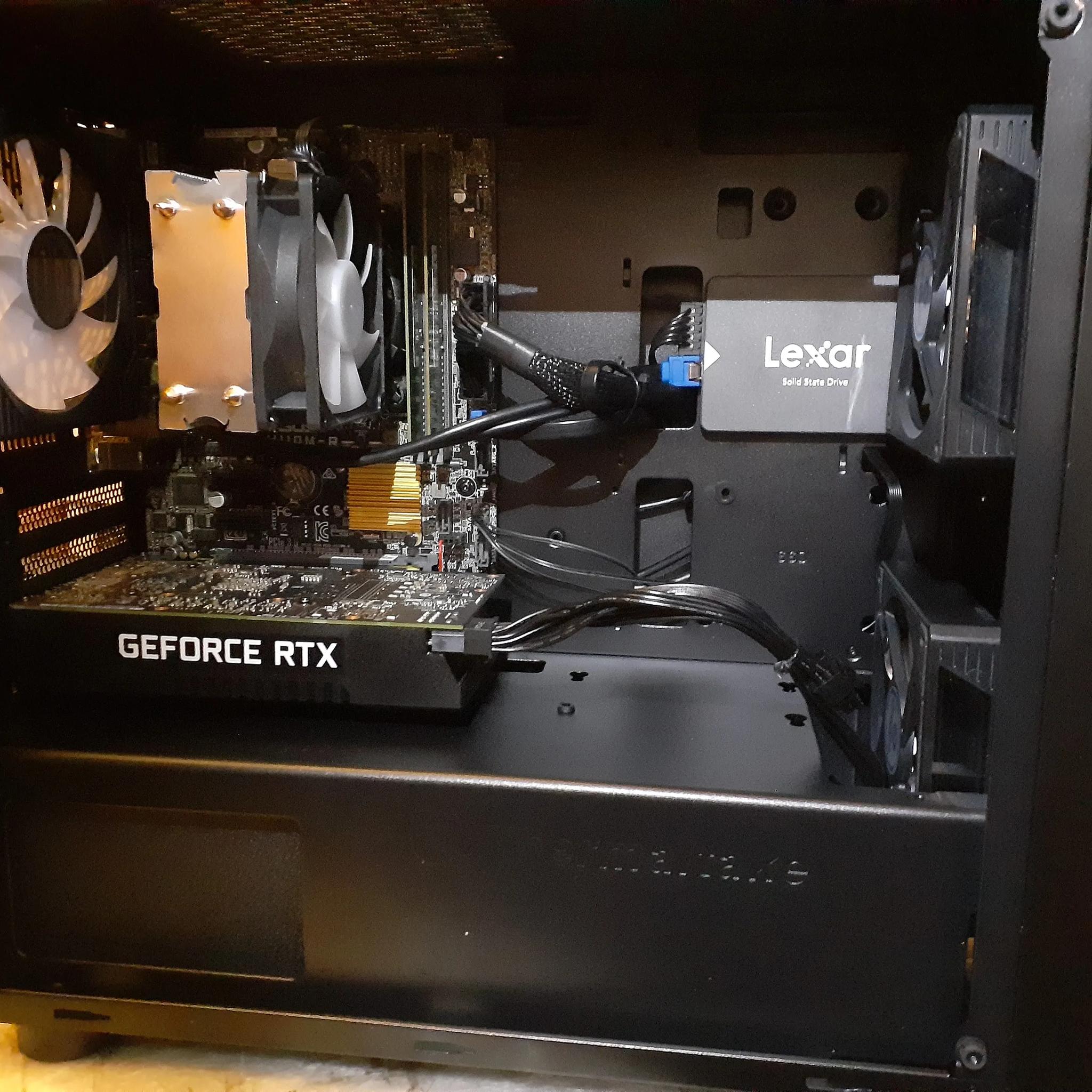 Custom Gaming Computer, i5-6500 CPU, 16 gig DDR4, 512 SSD, RTX 2060, Windows 11