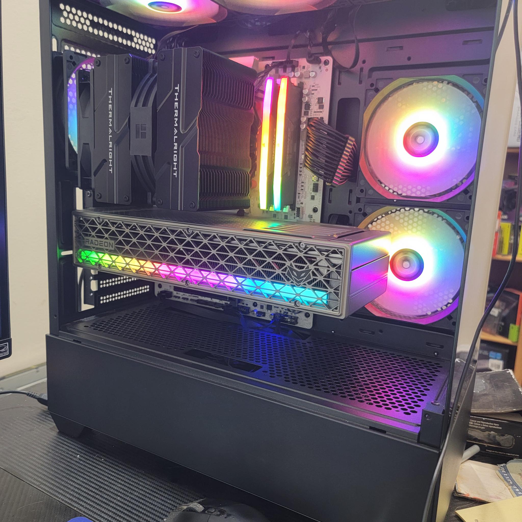Radeon RX 9070 XT Custom Gaming PC - Ryzen 7 7700X, 32GB RAM, 512GB NVMe SSD