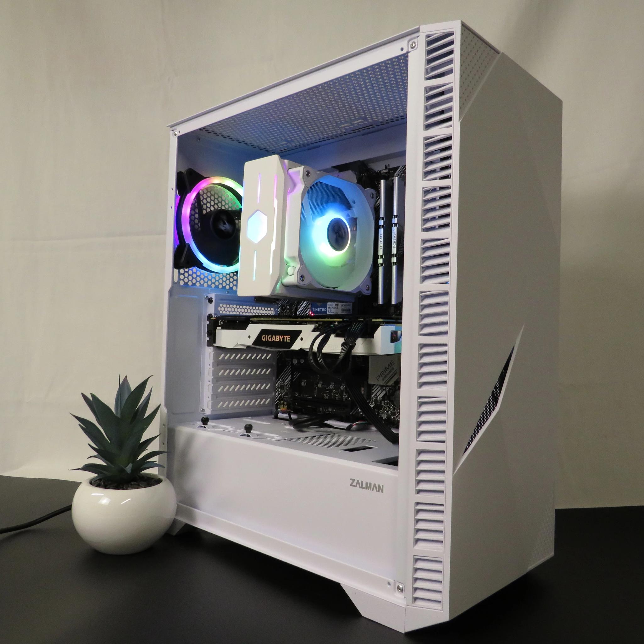 Black and White Beauty! RTX 2080 + Ryzen 5 2600X + 16 GB DDR4 + 1 TB NVME