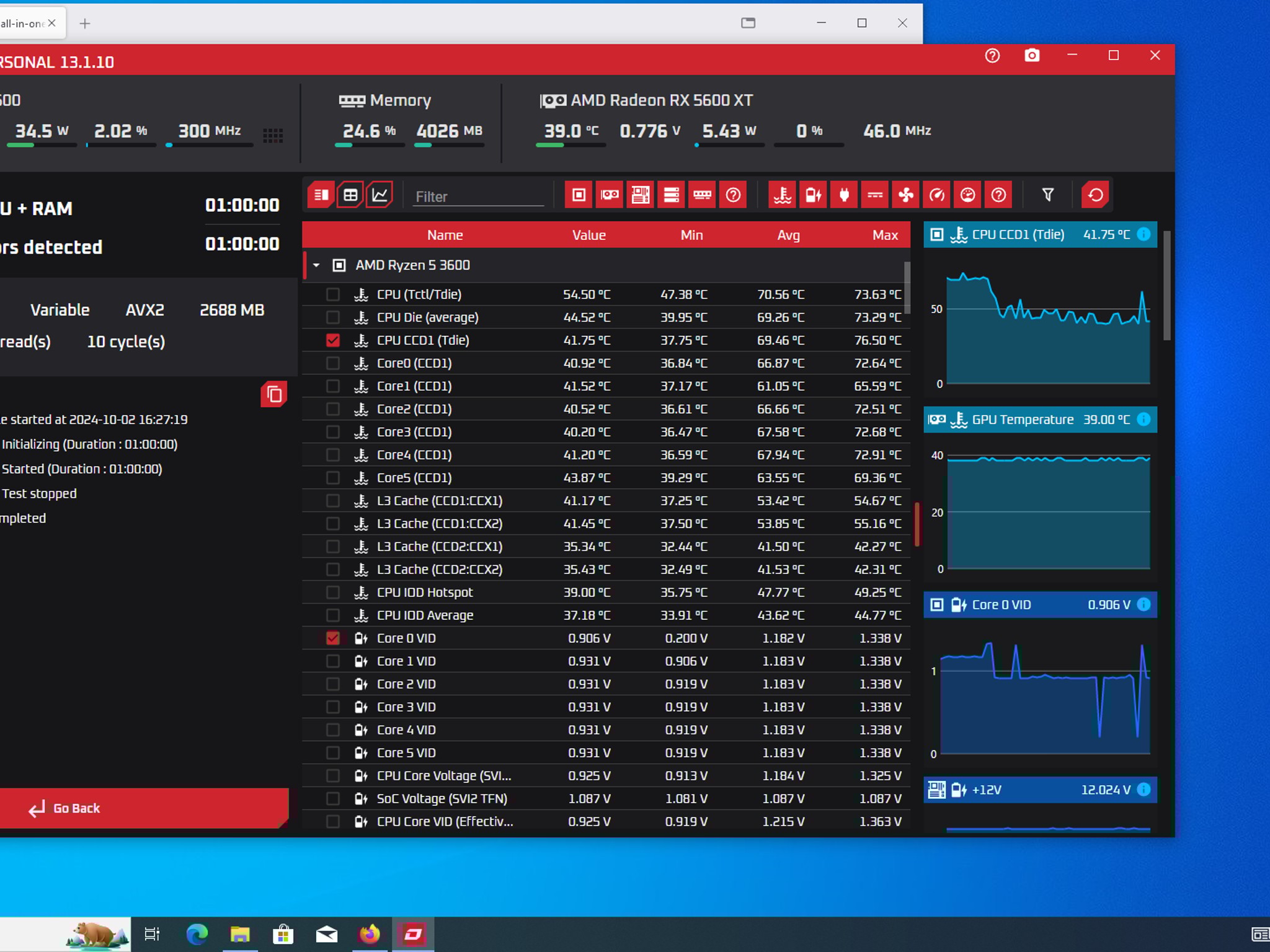 Tiny But Mighty - Ocean - RX 5600 XT Ryzen 5 3600 16GB 1TB NVME