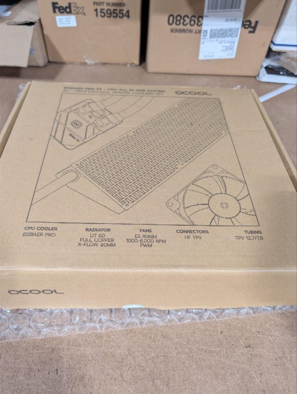 Alphacool Eisbaer Pro ES 80mm Triple HPE + 3x ES PWM Fans - (11972)
