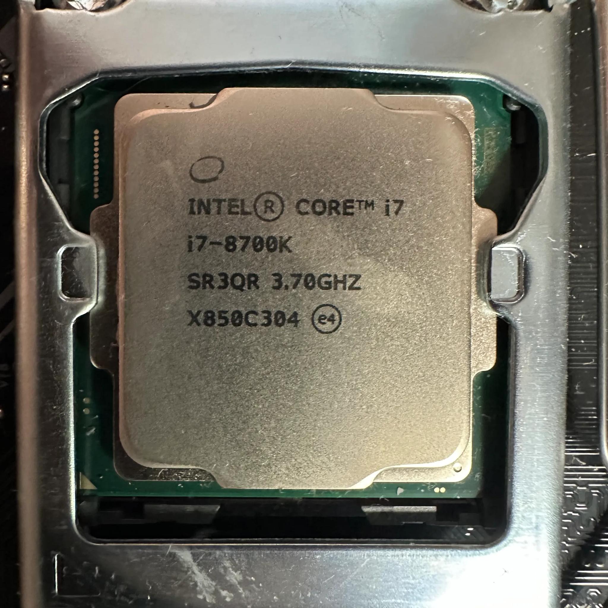 Intel i7-8700k with Asrock Z390 Phantom Gaming 4-1B WiFi Motherboard Bundle