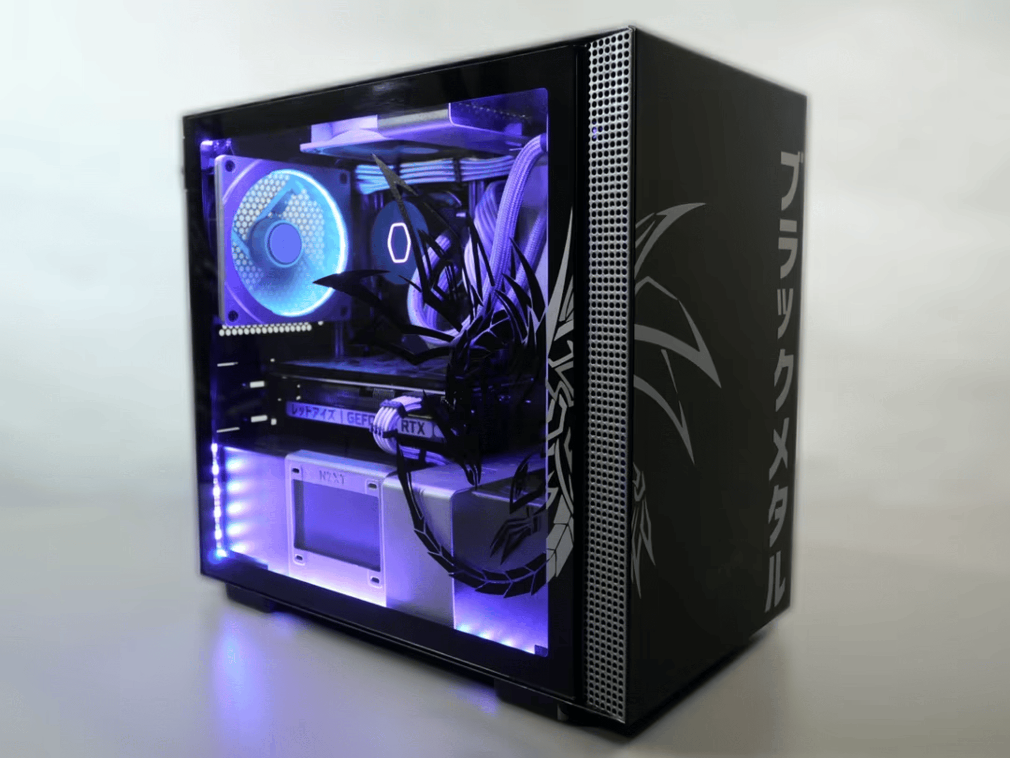 "BLK MTL DRGN" | Ryzen 5 3600, RTX 3060, 1tb nvme ITX build