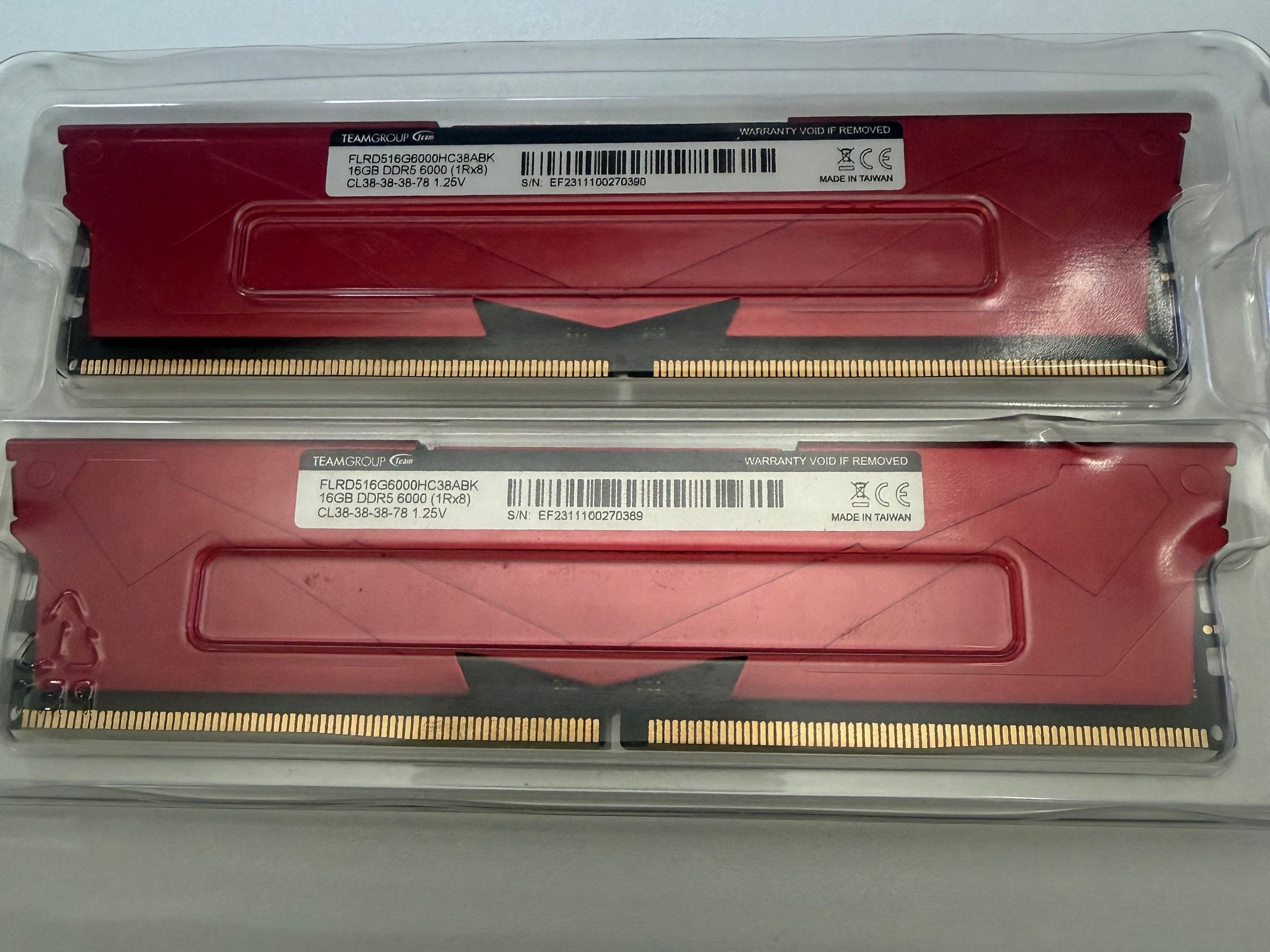 TEAMGROUP T-Force Vulcan 32GB DDR5-6000 (2x16GB)