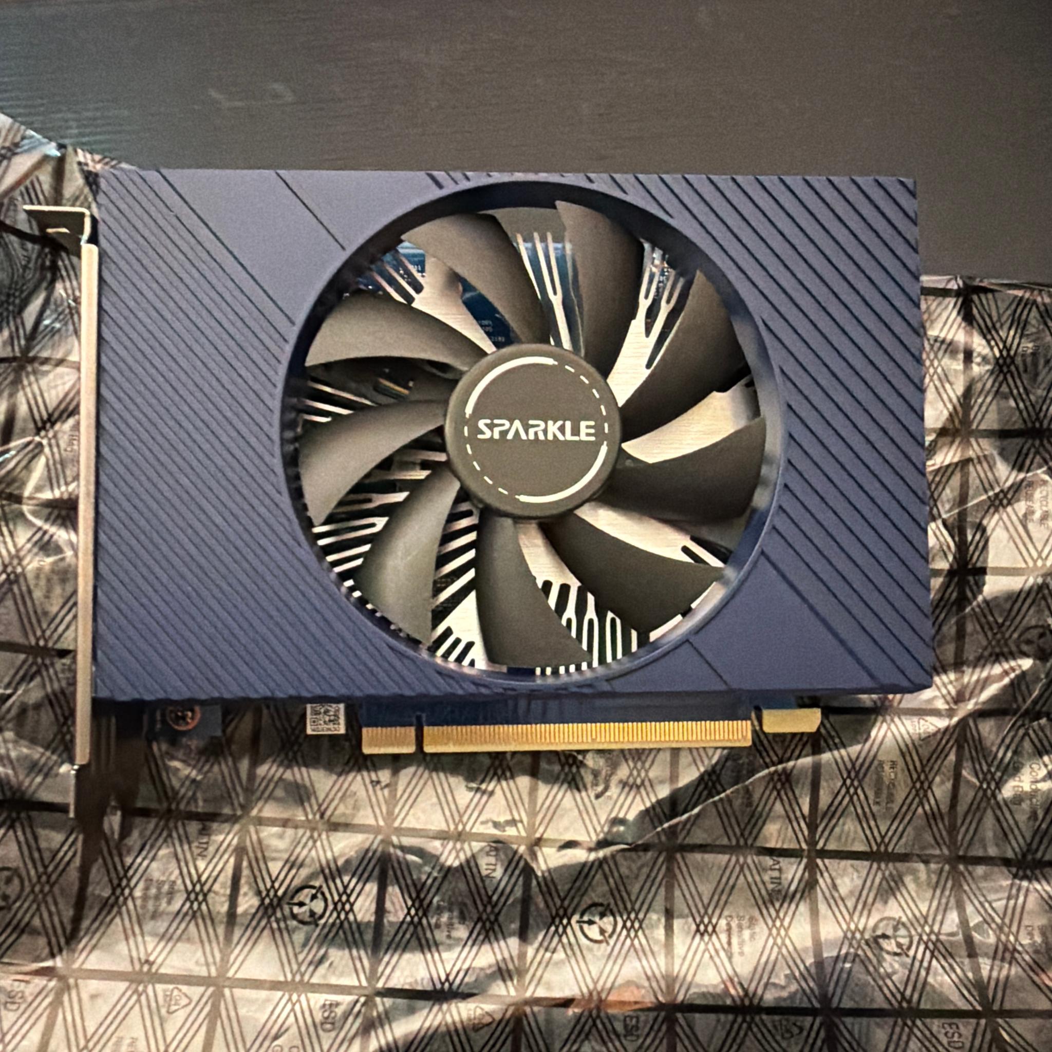 Sparkle Intel Arc A380 ELF 6GB GDDR6 GPU Graphics Card | Gaming | 1080p | 1440p | AV1 | AI | Plex |