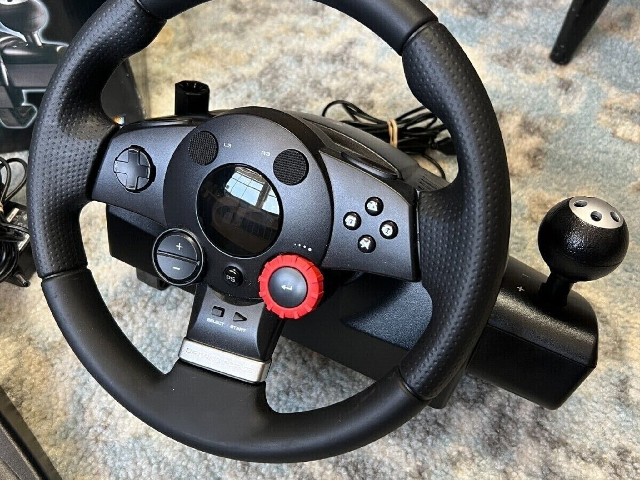 Logitech Driving Force GT Racing Wheel & Pedals w/ Original Box & Manuals