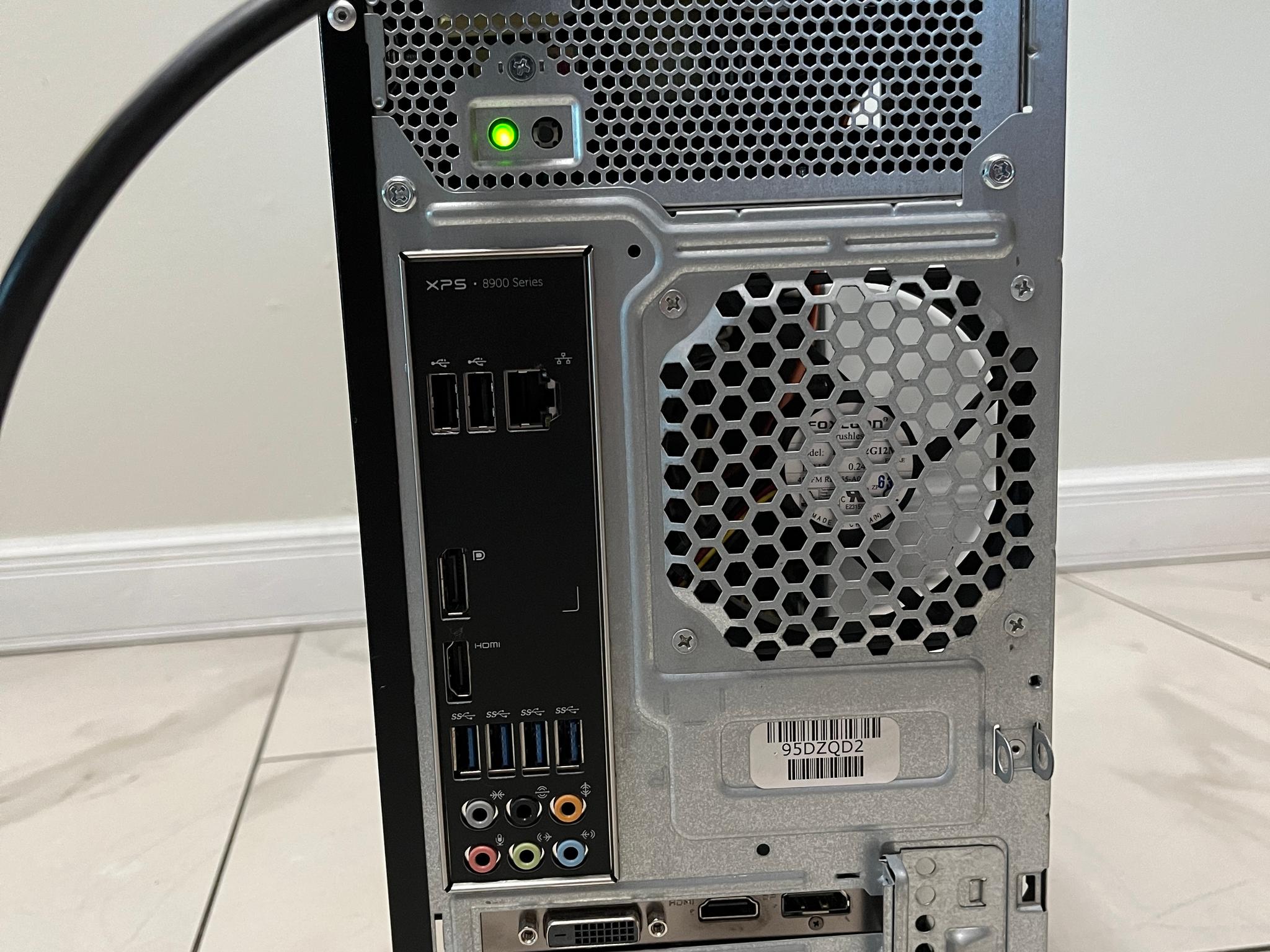 NVIDIA RTX 2060, Intel i7-6700, 16GB RAM, 750 GB Storage - Dell Gaming PC w/Wi-Fi, BT