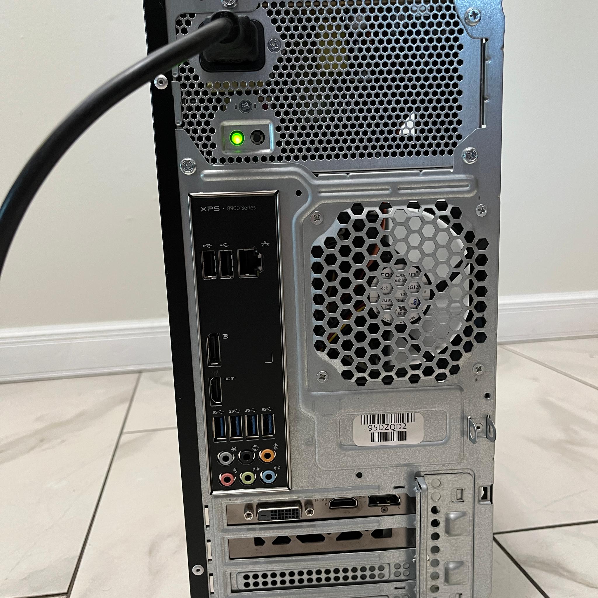 NVIDIA RTX 2060, Intel i7-6700, 16GB RAM, 750 GB Storage - Dell Gaming PC w/Wi-Fi, BT