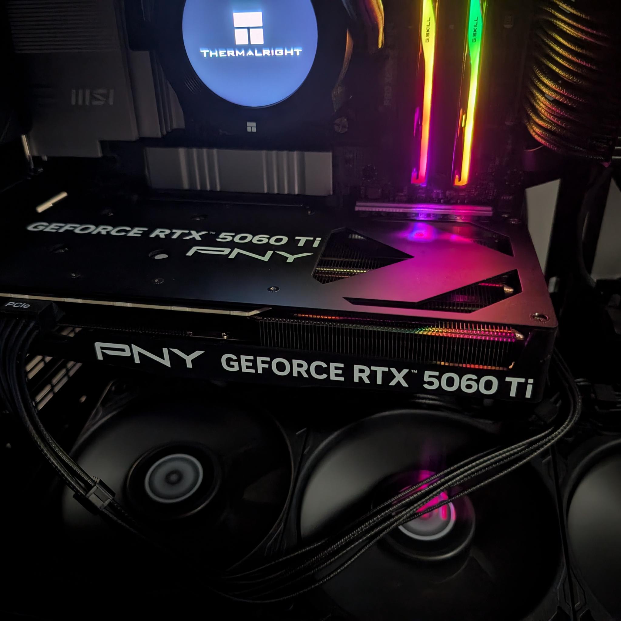 PNY Dual Fan OC GeForce RTX 5060 Ti 8GB GPU