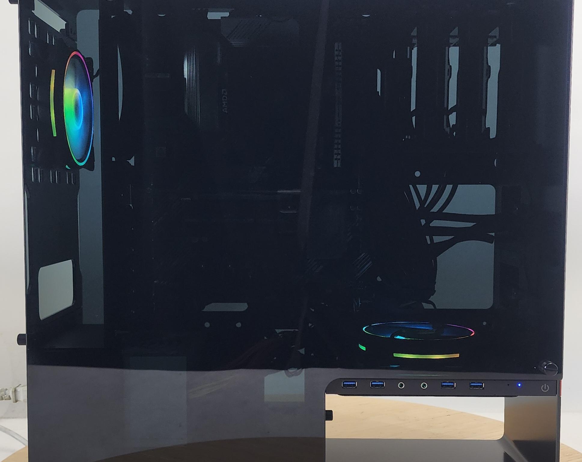 Gaming PC Ryzen 5 5500 8GB RAM 500GB SSD RX 6400 4GB Windows 11 Computer