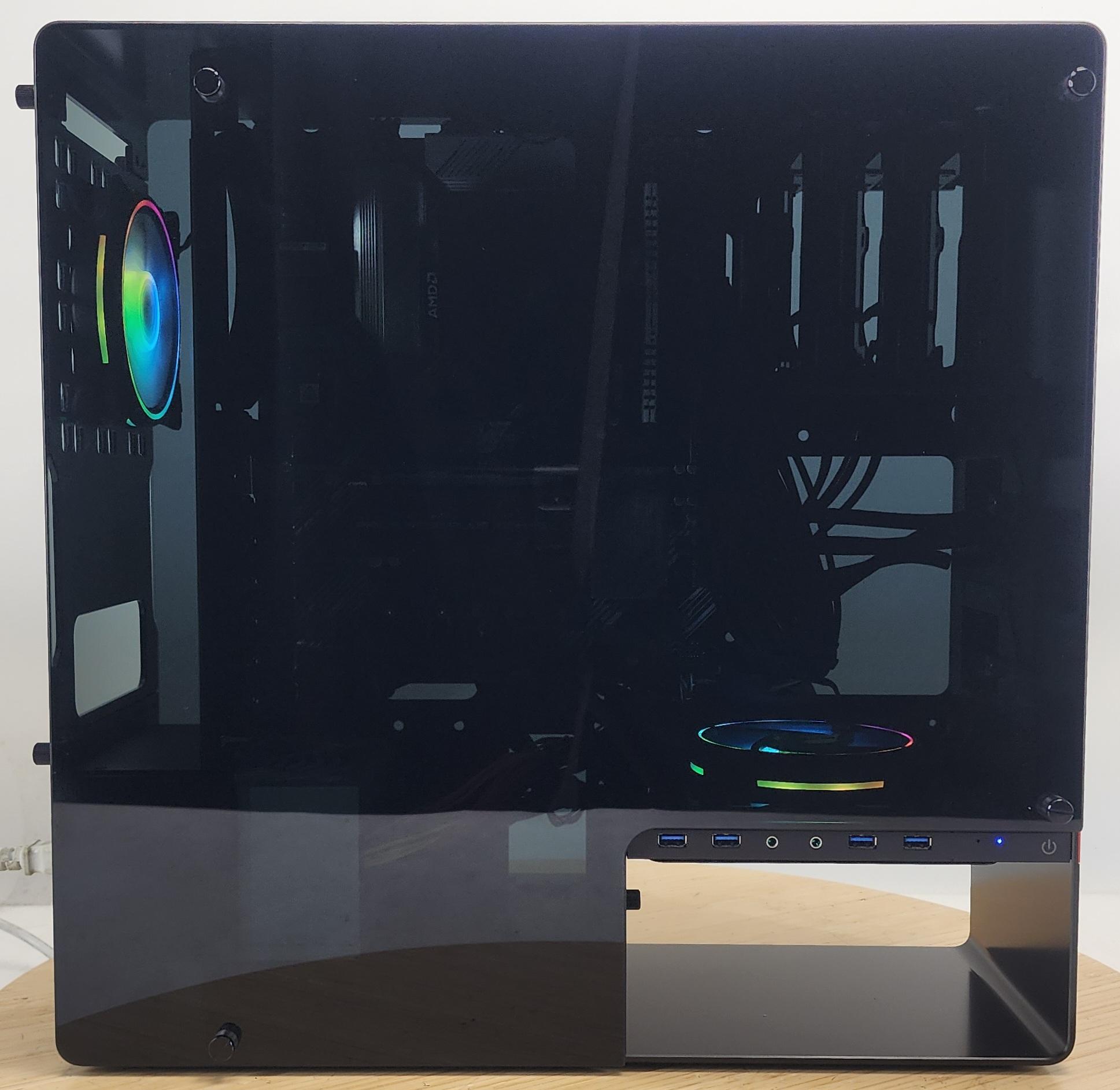 Gaming PC Ryzen 5 5500 8GB RAM 500GB SSD RX 6400 4GB Windows 11 Computer