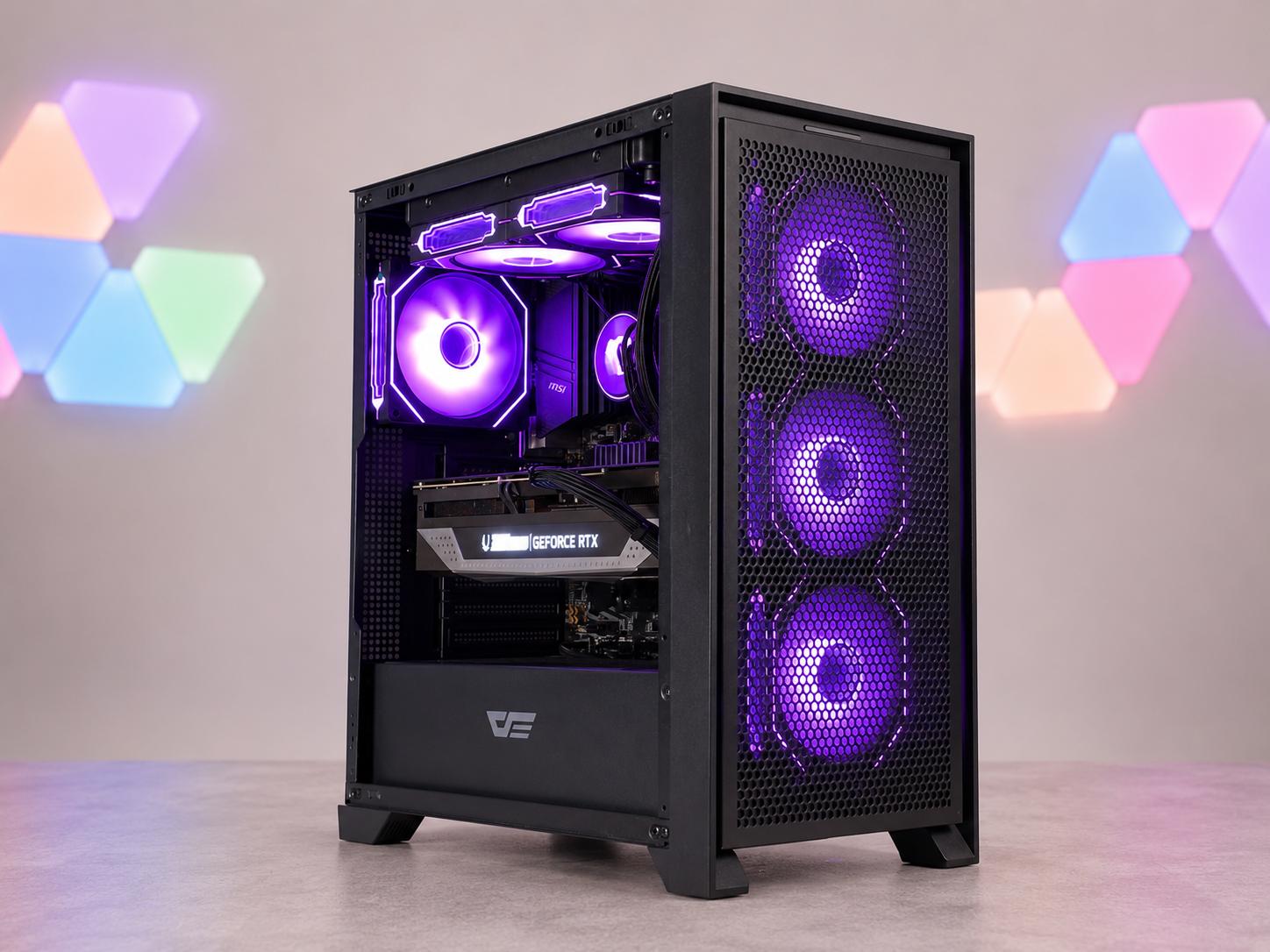 🔮 HAZE Gaming PC | RTX 4070 Ti SUPER 16GB | RYZEN 7 5700X3D | 16GB RAM | 1TB NVME | FREE...