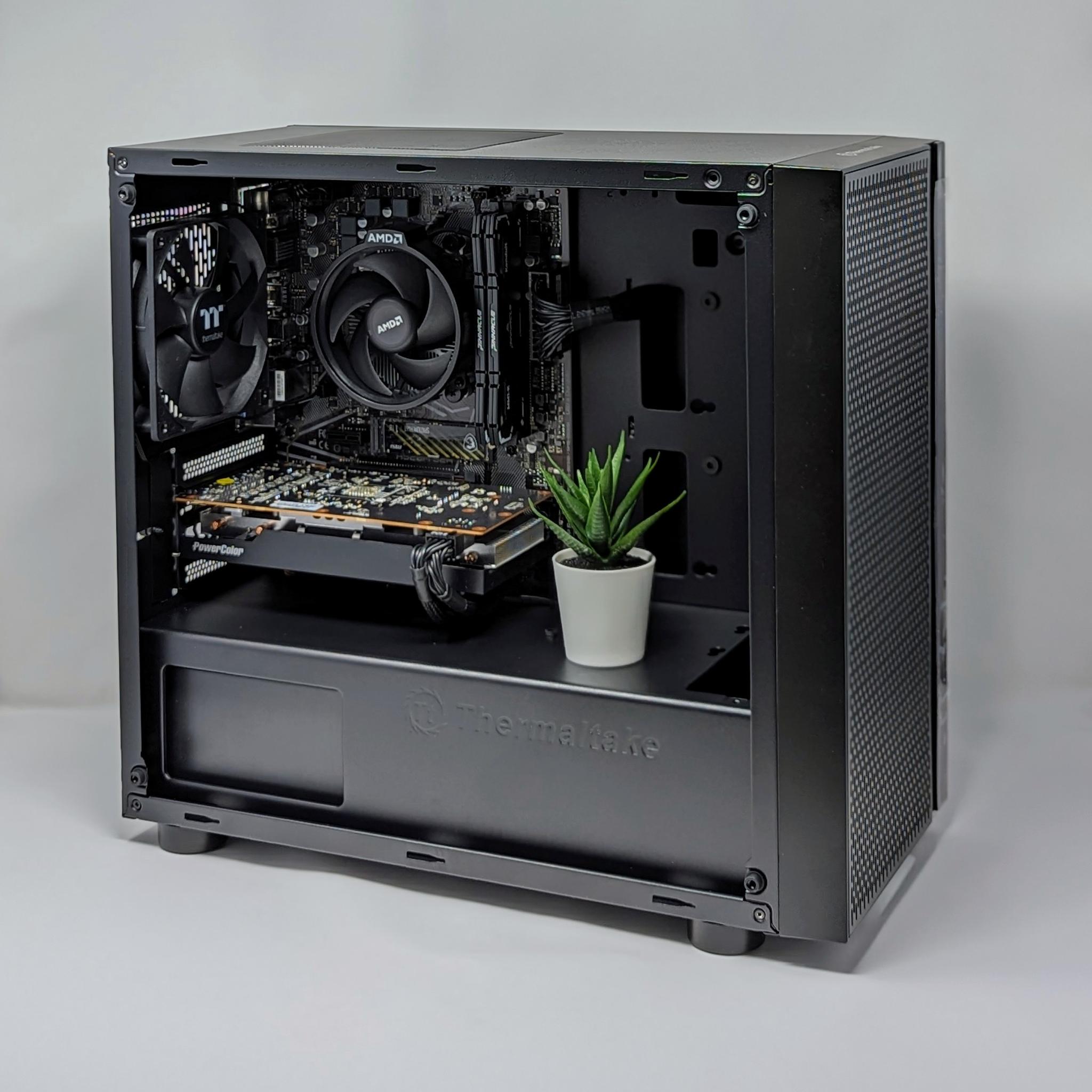 Stealth AM4 | No RGB | RX 6600 | Ryzen 5 3600 | 16gb RAM | MSI M461 1TB Gen 4 NVMe SSD