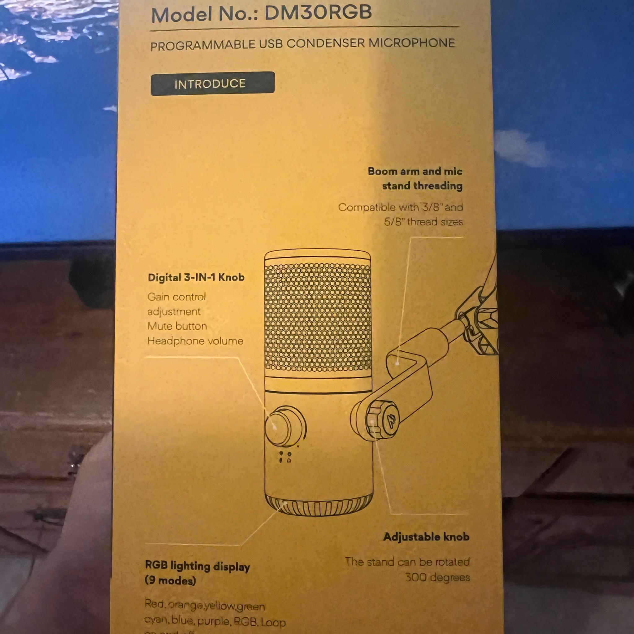 MAONO USB Gaming Microphone DM30