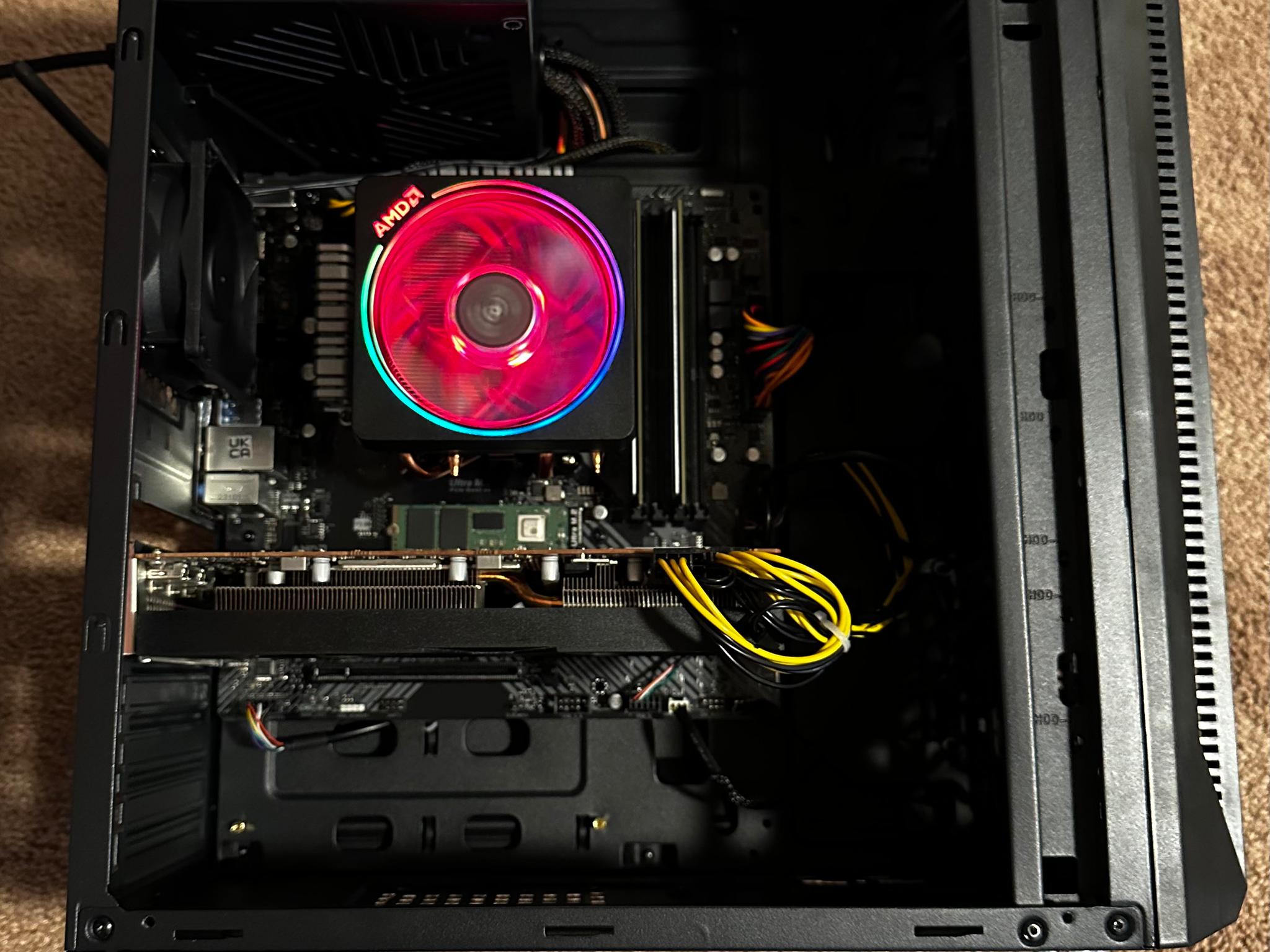 GAMING PC RX 5700XT 8gb (BETTER THAN 3060) 7 3700x CPU 16gb ram 1tb NVME m.2 SSD