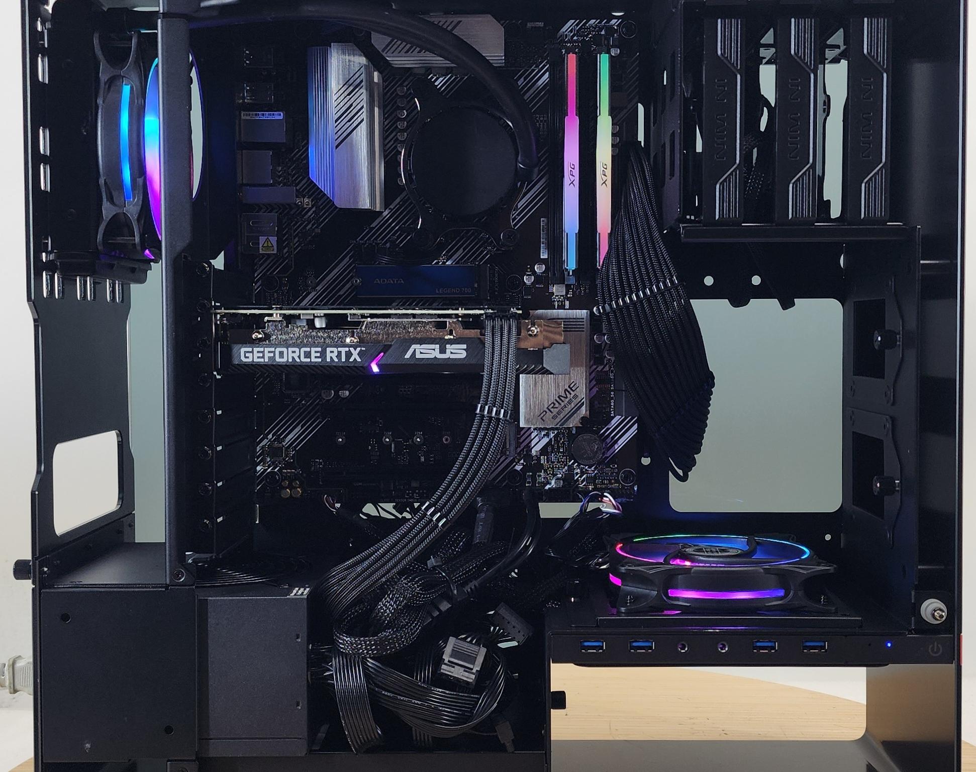 Gaming PC Ryzen 7 5700  16GB RAM 1TB SSD RTX 3060 12GB Windows 11 Computer