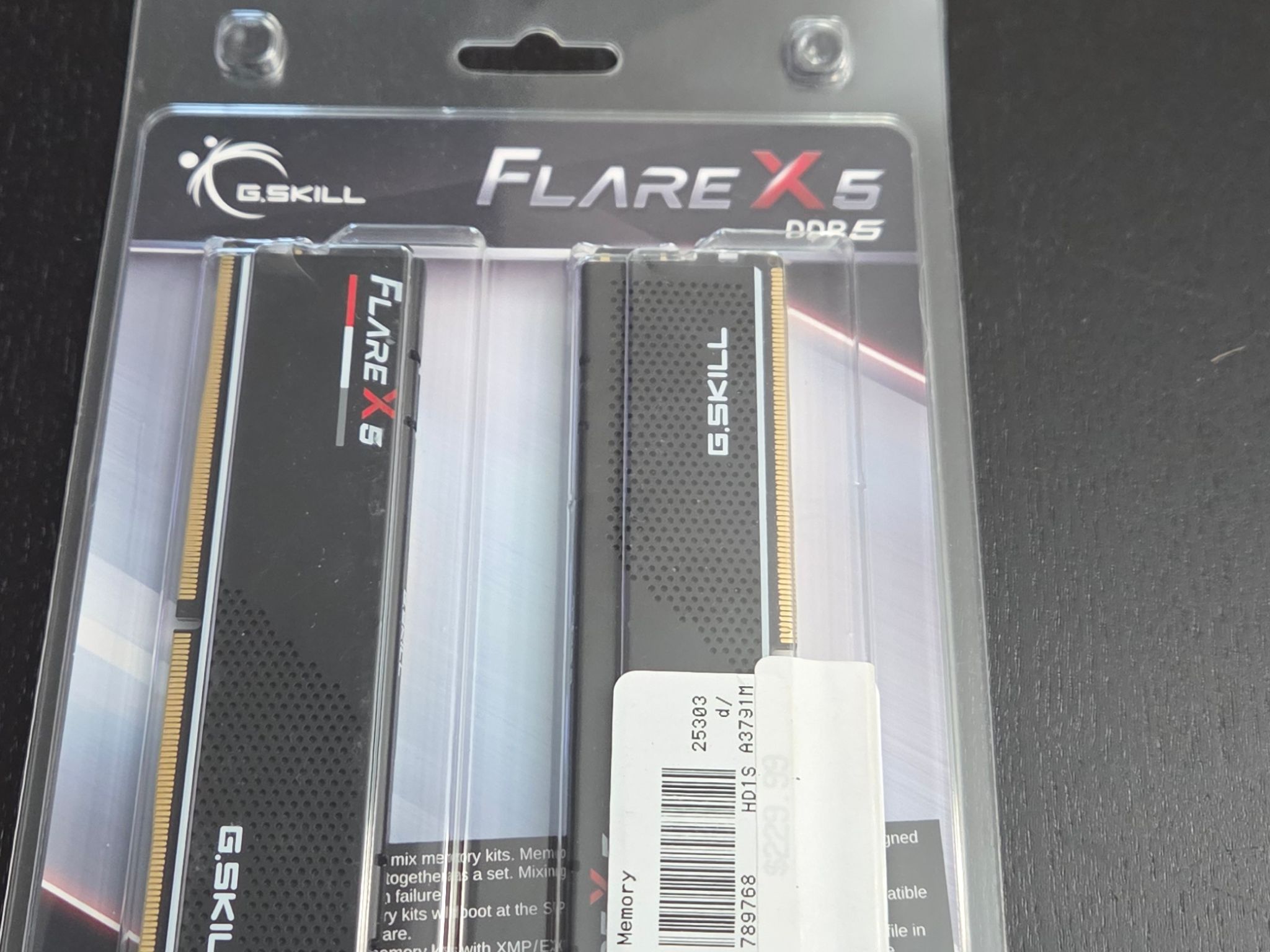 Asus ROG Strix B650e-f , AMD 7800X3D Gskill DDR5 6000 CL28