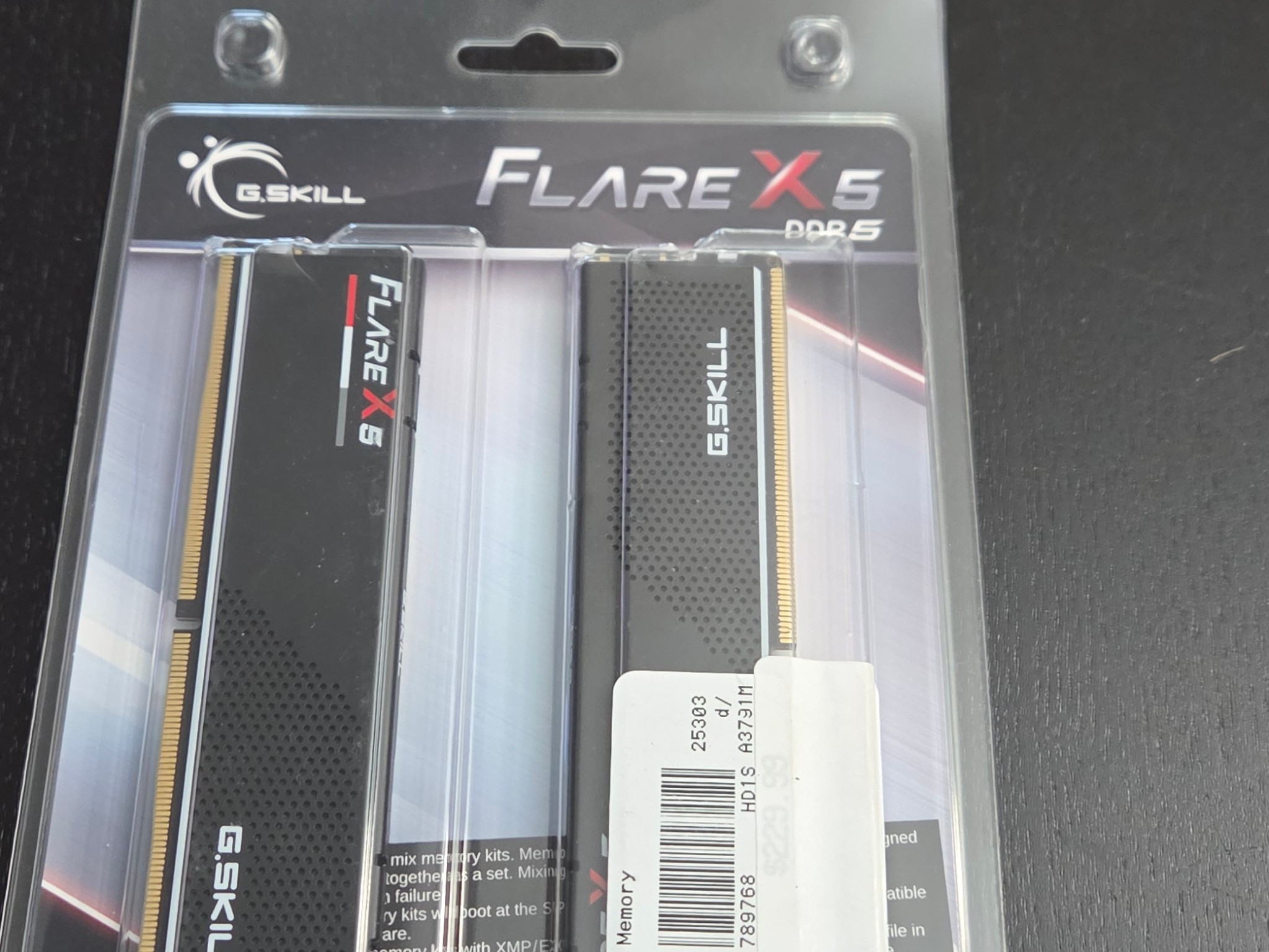 Asus ROG Strix B650e-f , AMD 7800X3D Gskill DDR5 6000 CL28