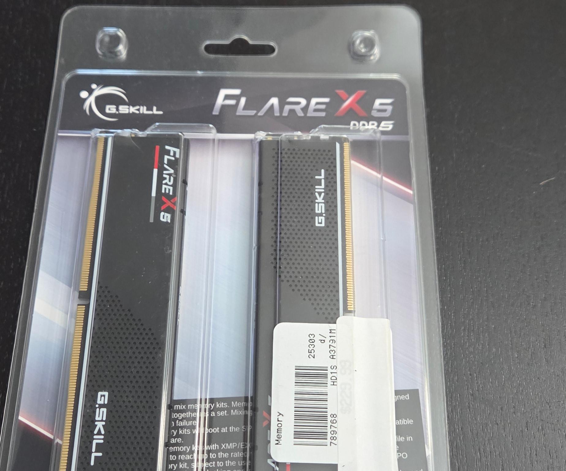 Asus ROG Strix B650e-f , AMD 7800X3D Gskill DDR5 6000 CL28