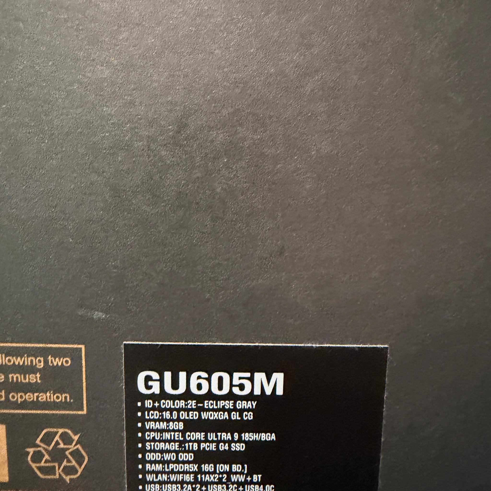 ASUS ROG Zephyrus G16 GU605MI