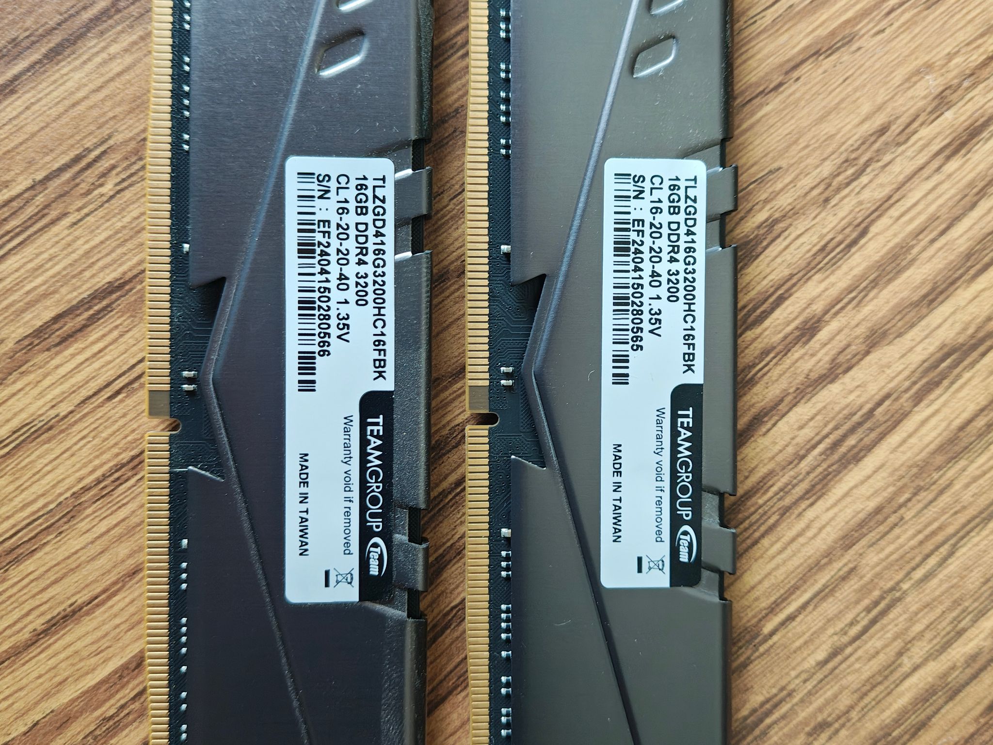 Teamgroup t-force 2x16Gb DDR4 3200 memory