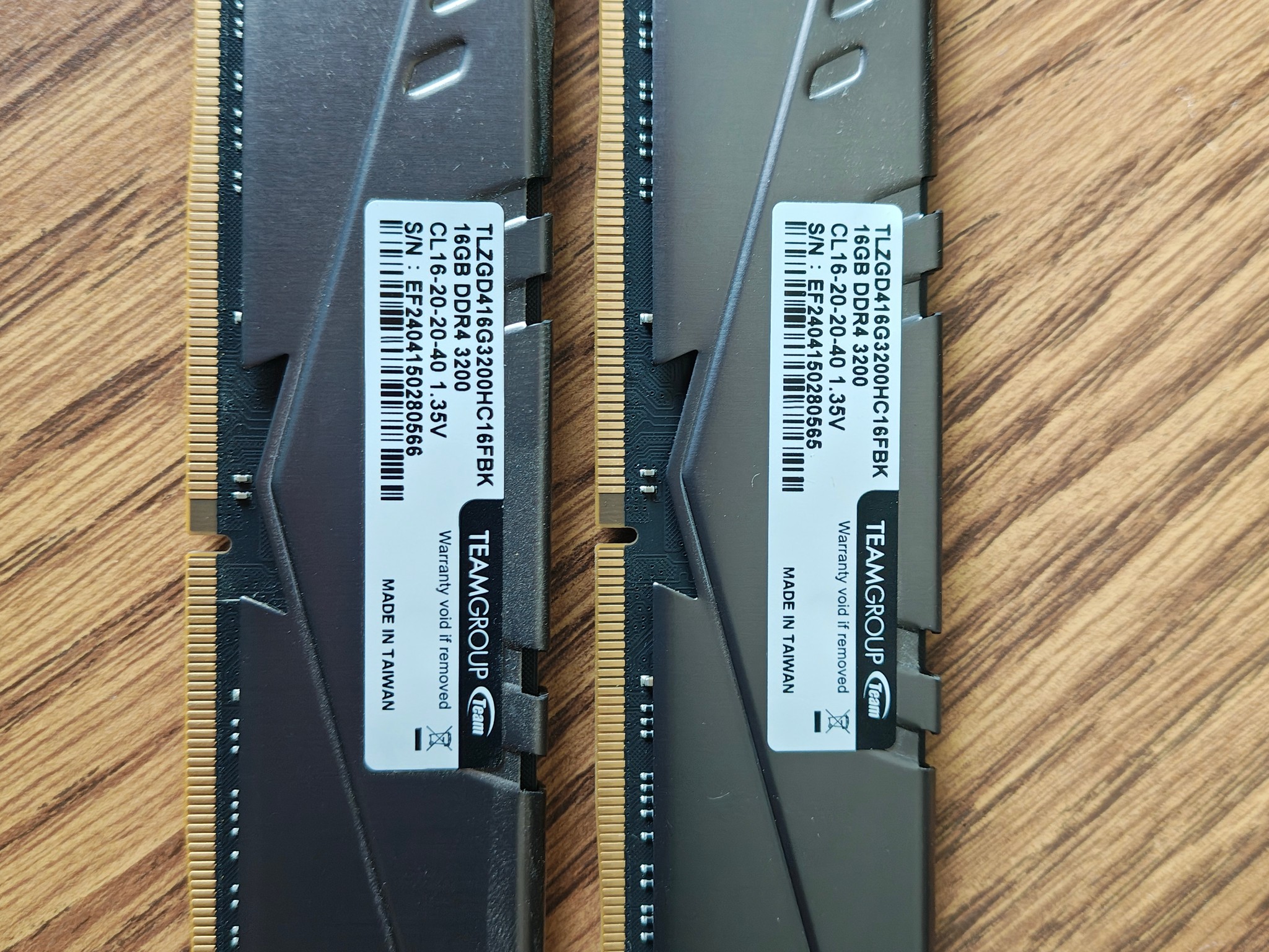 Teamgroup t-force 2x16Gb DDR4 3200 memory