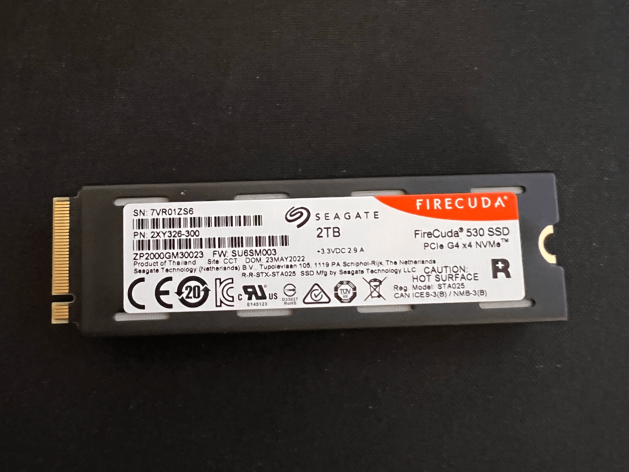 Seagate firecuda 530 SSD Gen 4 2tb 