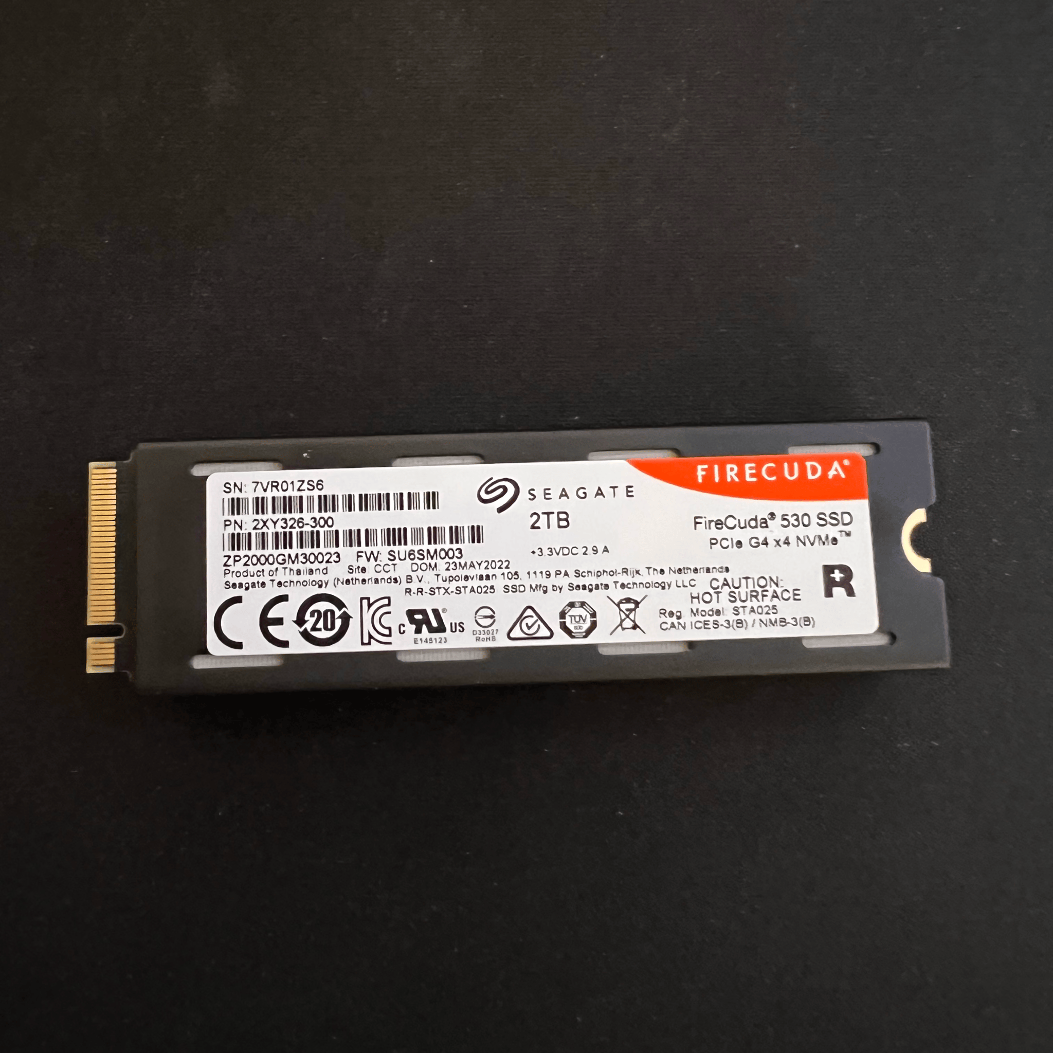 Seagate firecuda 530 SSD Gen 4 2tb 