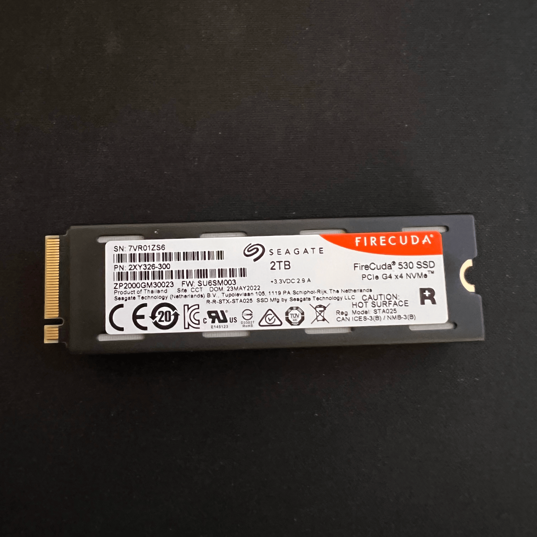Seagate firecuda 530 SSD Gen 4 2tb 