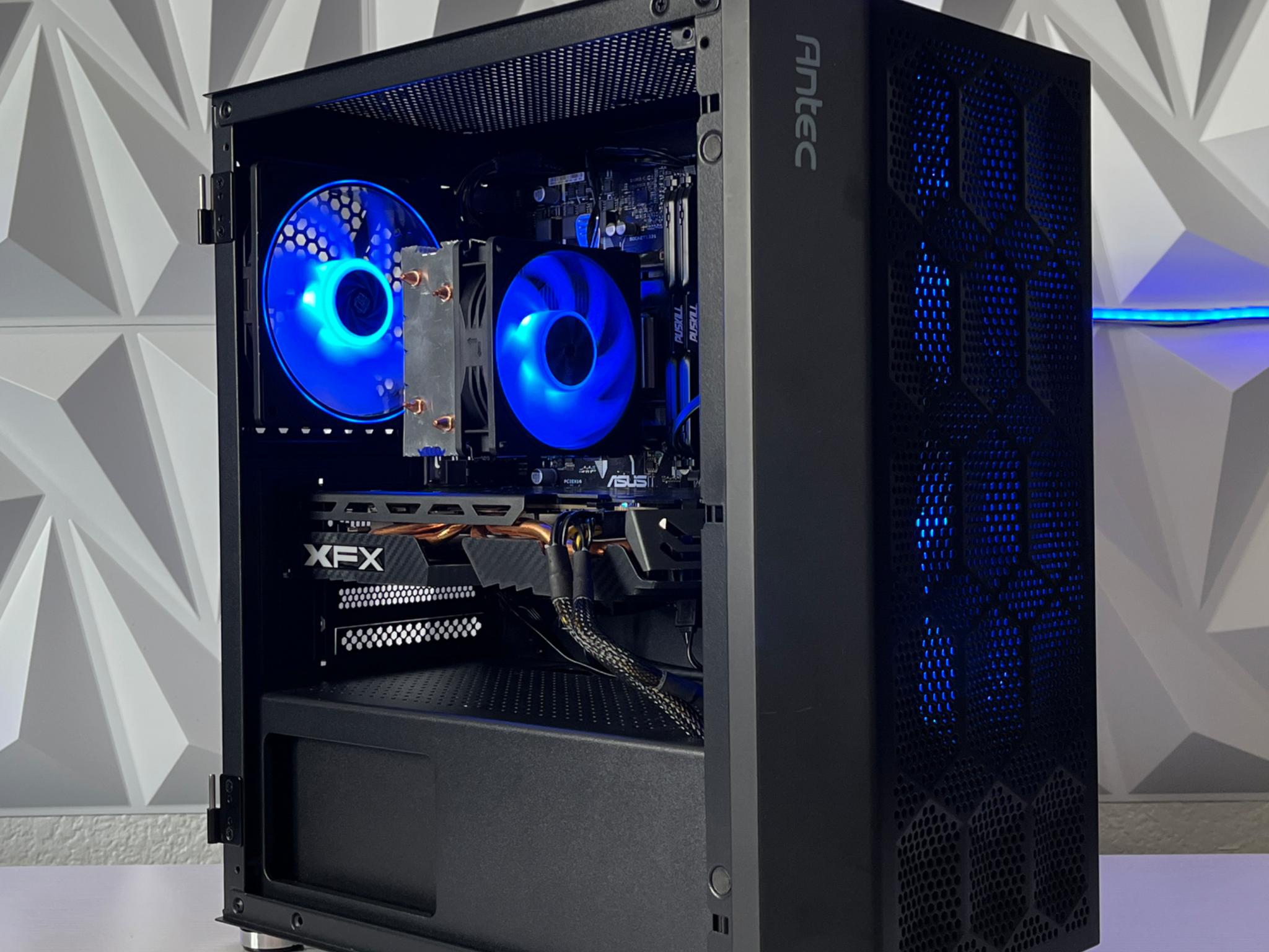 RX 580 8GB, Ryzen 5 2600X, 16GB RAM | Black RGB Gaming Computer/PC