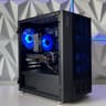RX 580 8GB, Ryzen 5 2600X, 16GB RAM | Black RGB Gaming Computer/PC