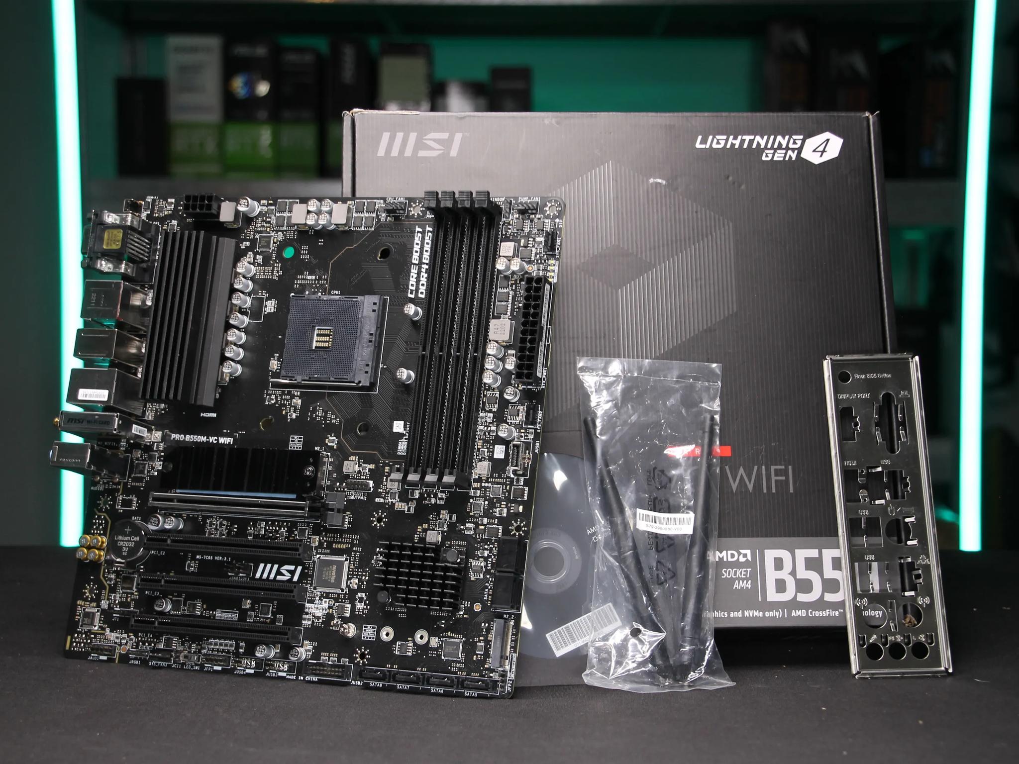 MSI PRO B550M-VC WIFI MicroATX Motherboard