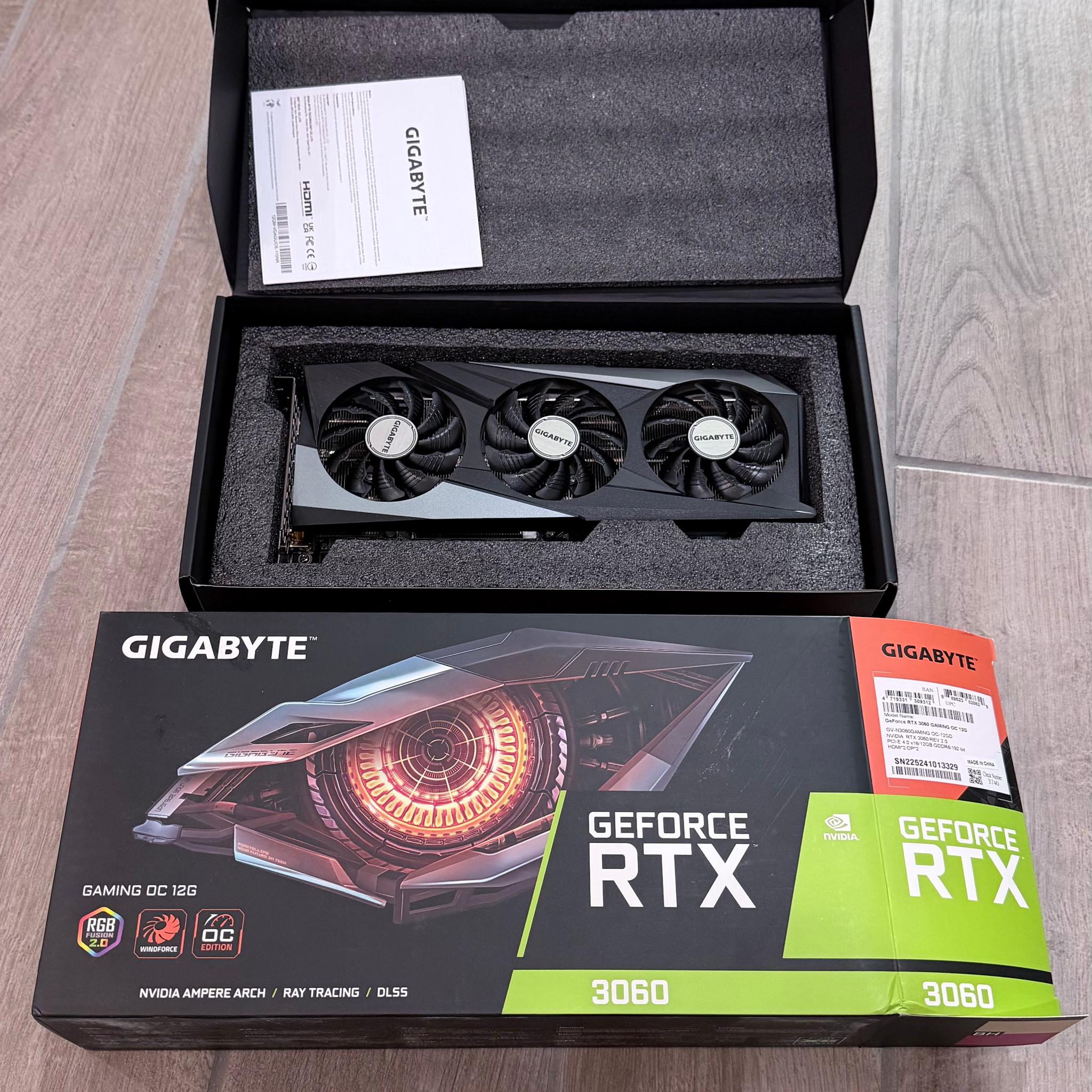 Gigabyte GAMING OC Rev 2.0 GeForce RTX 3060 12GB
