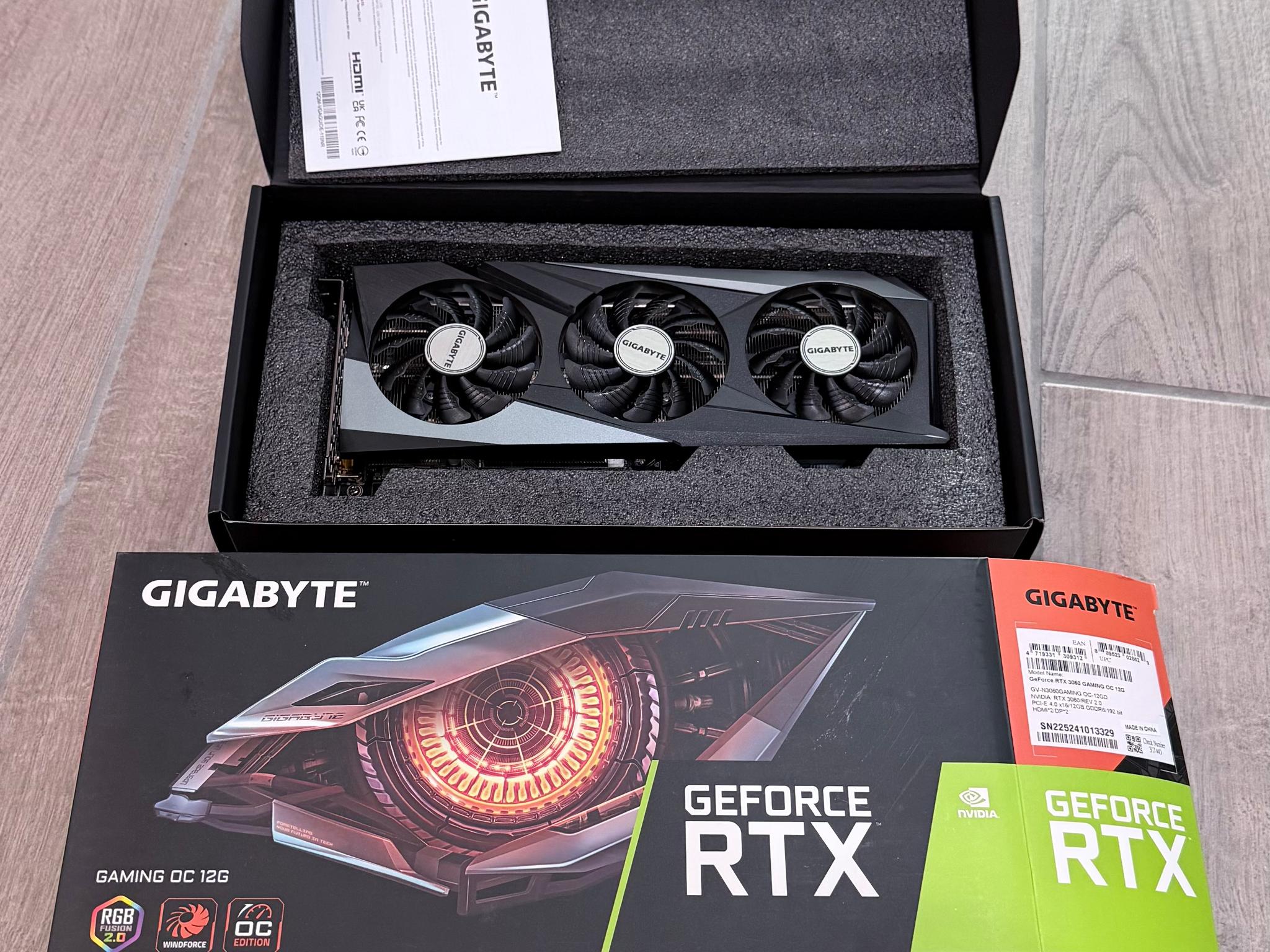 Gigabyte GAMING OC Rev 2.0 GeForce RTX 3060 12GB
