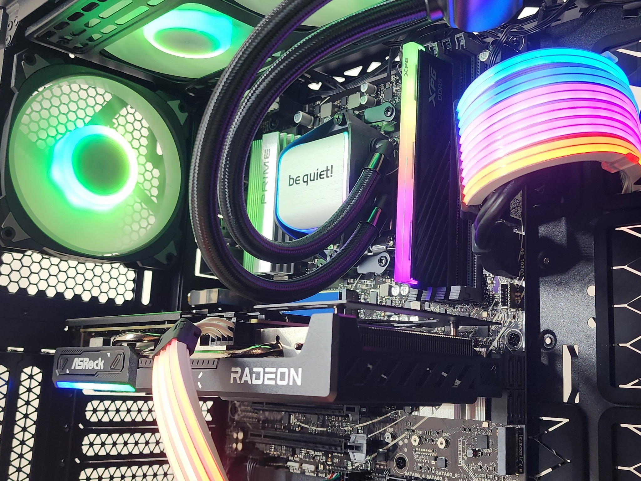 Gaming PC Ryzen 7 9800X3D 16GB RAM 1TB SSD RX 9060 XT 16GB Windows 11 Computer