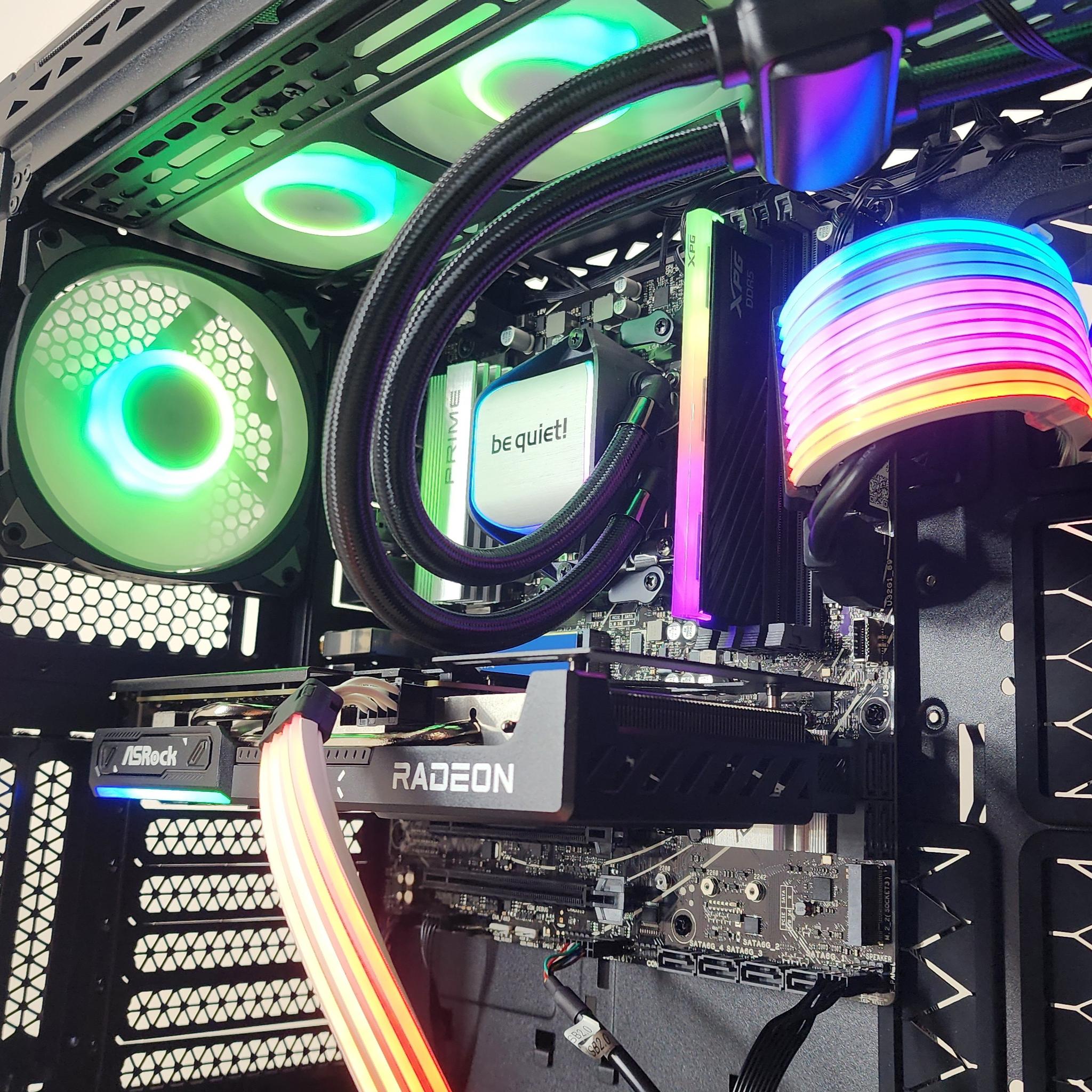 Gaming PC Ryzen 7 9800X3D 16GB RAM 1TB SSD RX 9060 XT 16GB Windows 11 Computer