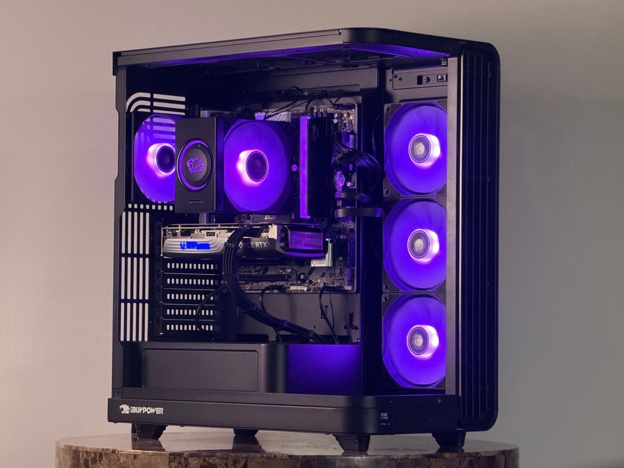 FREE SHIP 🖤🌈 Black RGB Gaming PC | RTX 4070 W/ WARRANTY | Core 5 225F | 1TB NVME SSD | 16 GB DDR5
