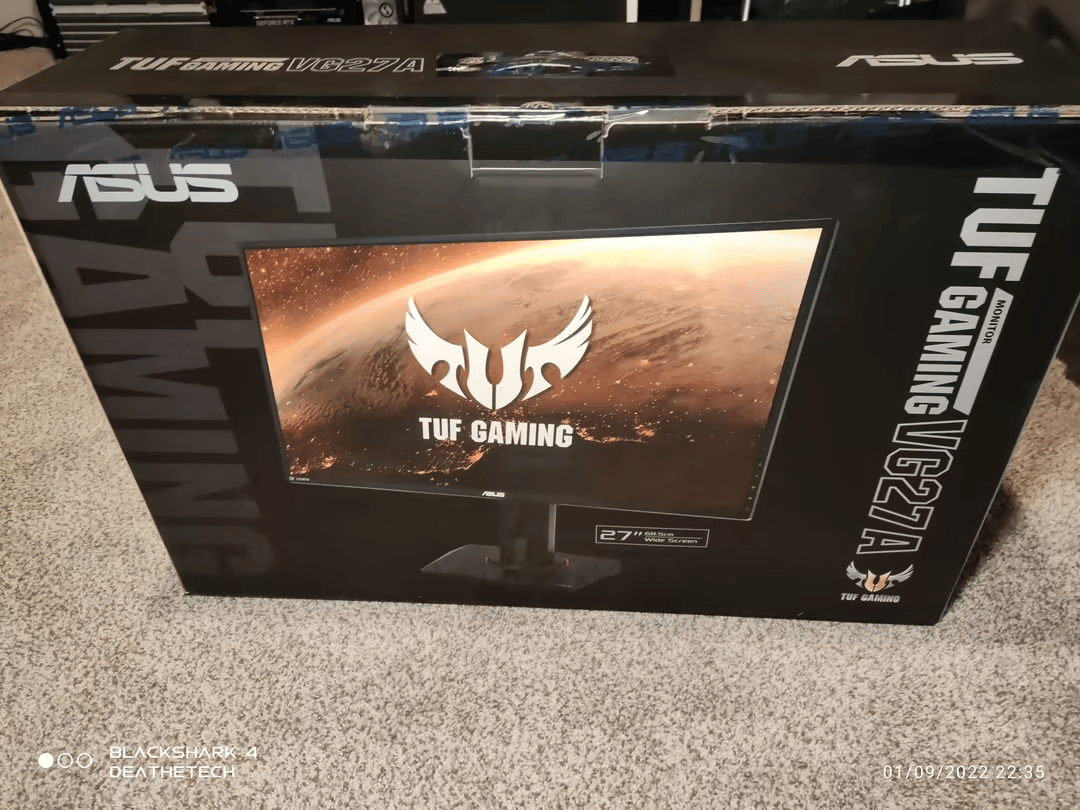 Asus VG27AQ 27" 1440p 165hz HDR10 G-Sync Compatible Monitor