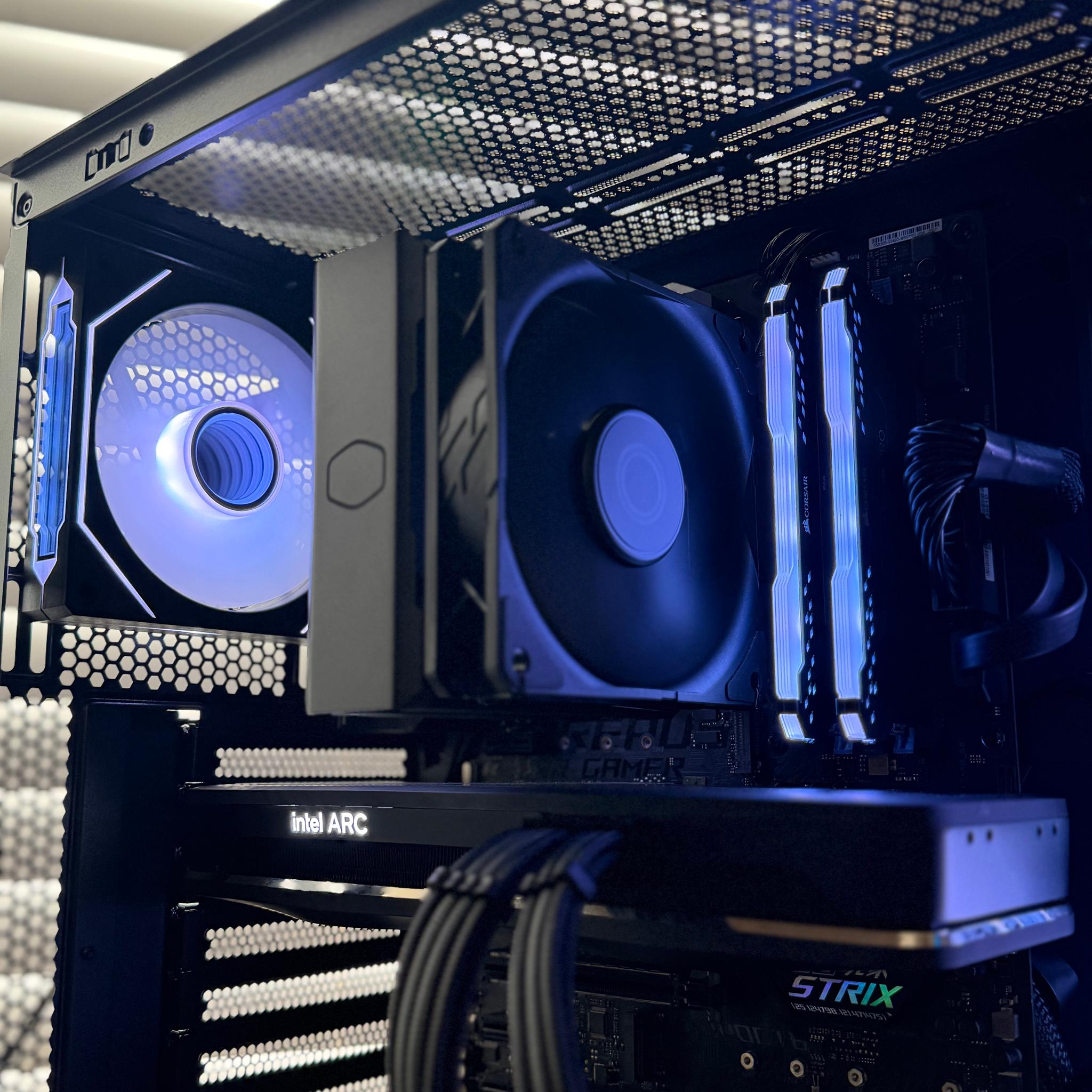 🔥 Gaming PC – Intel Arc A750 | 1080p/1440p High FPS | Clean ARGB Build 🔥