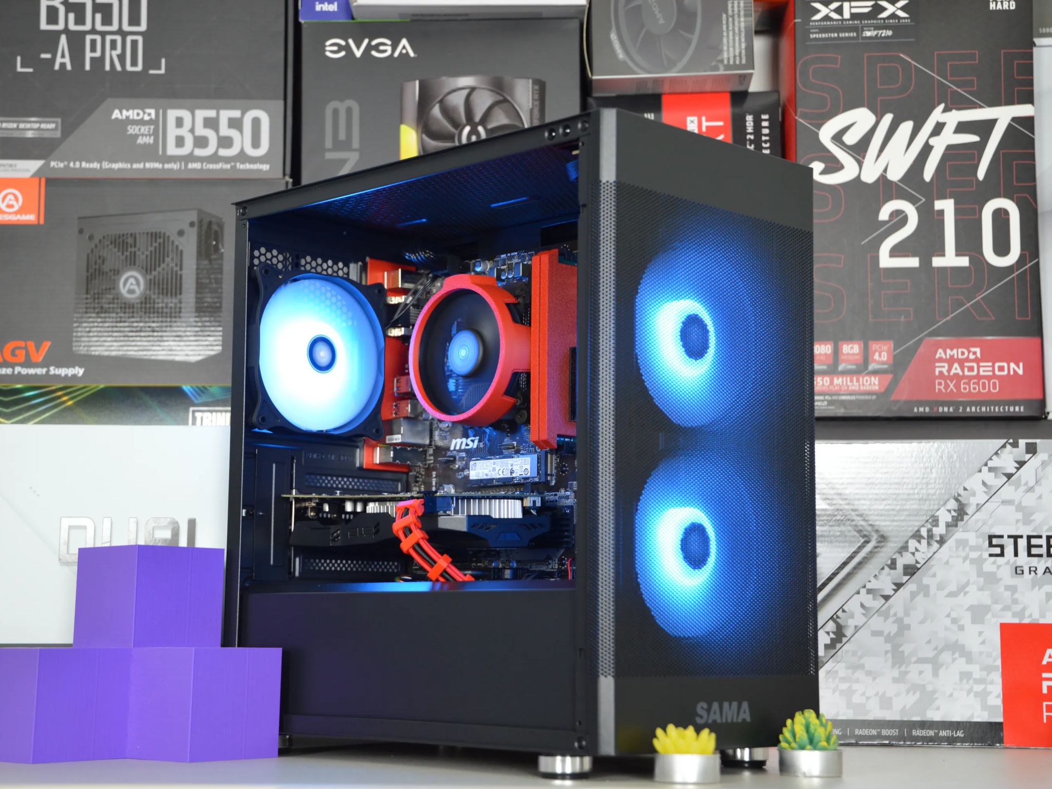 🥊130+ FPS BUDGET FORTNITE PC🥊| GTX 1060 6GB | RYZEN 3 2300X | 16GB DDR4 RAM | 512 GB SATA SSD |